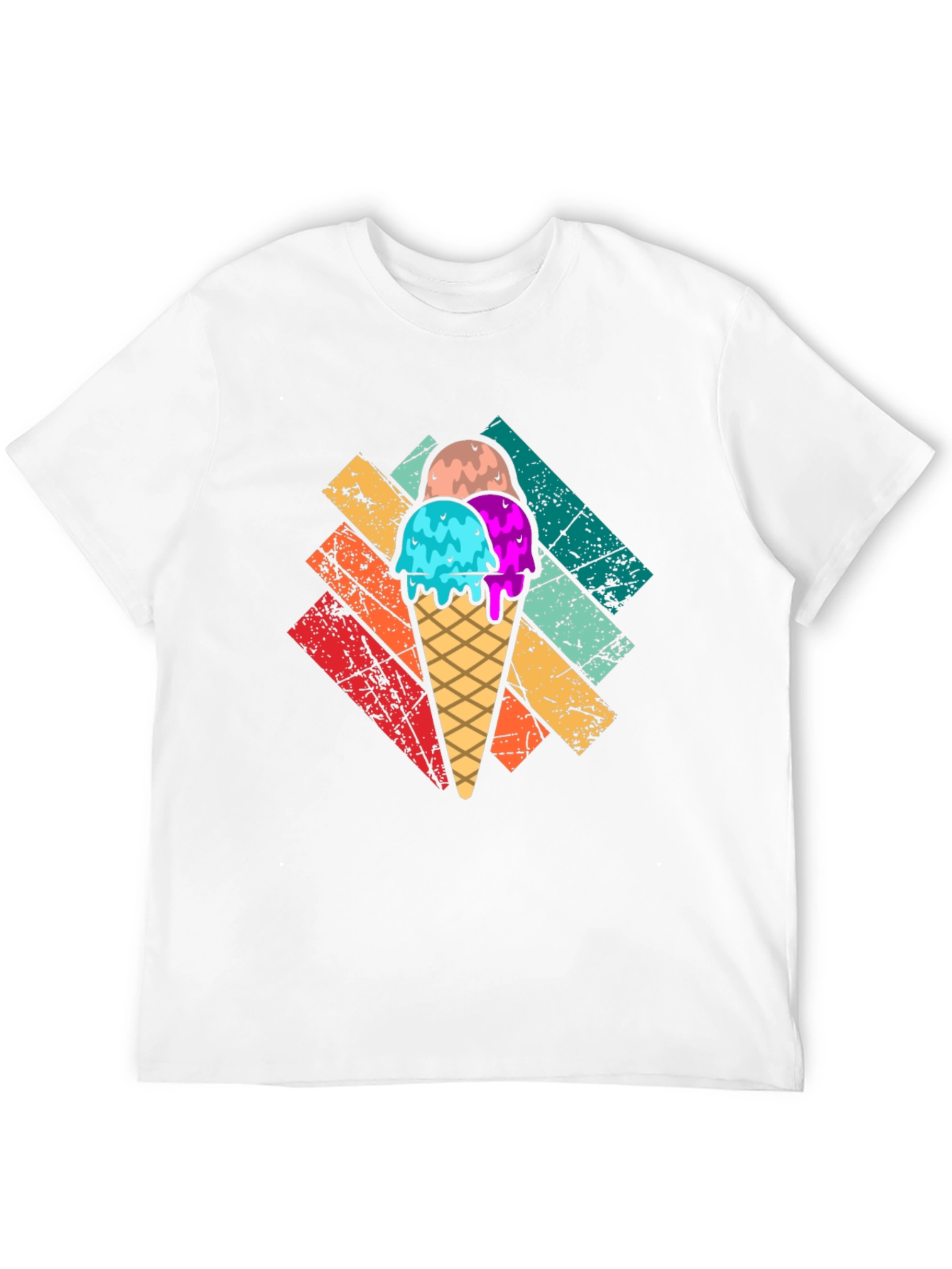 Retro Ice Cream T-Shirt - Fun Summer Style