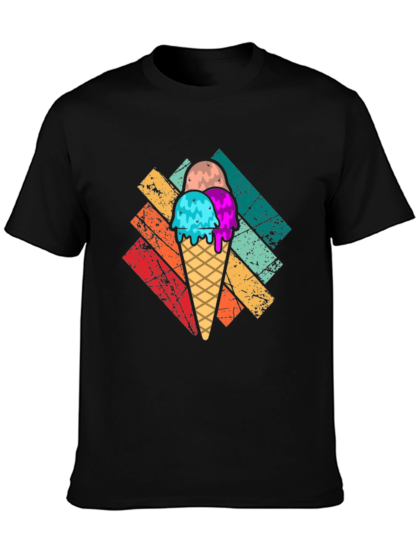 Retro Ice Cream T-Shirt - Fun Summer Style