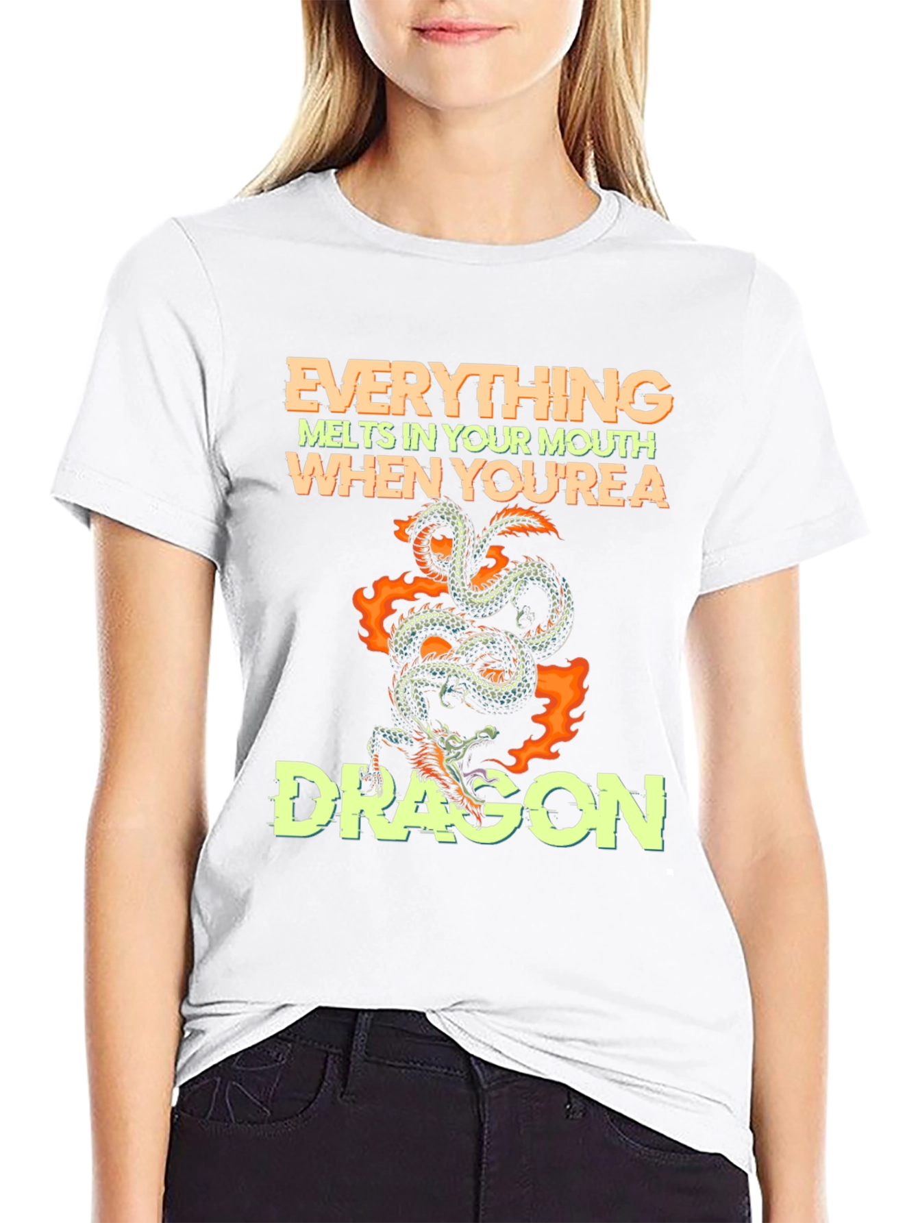 Everything Melts Dragon Graphic Tee