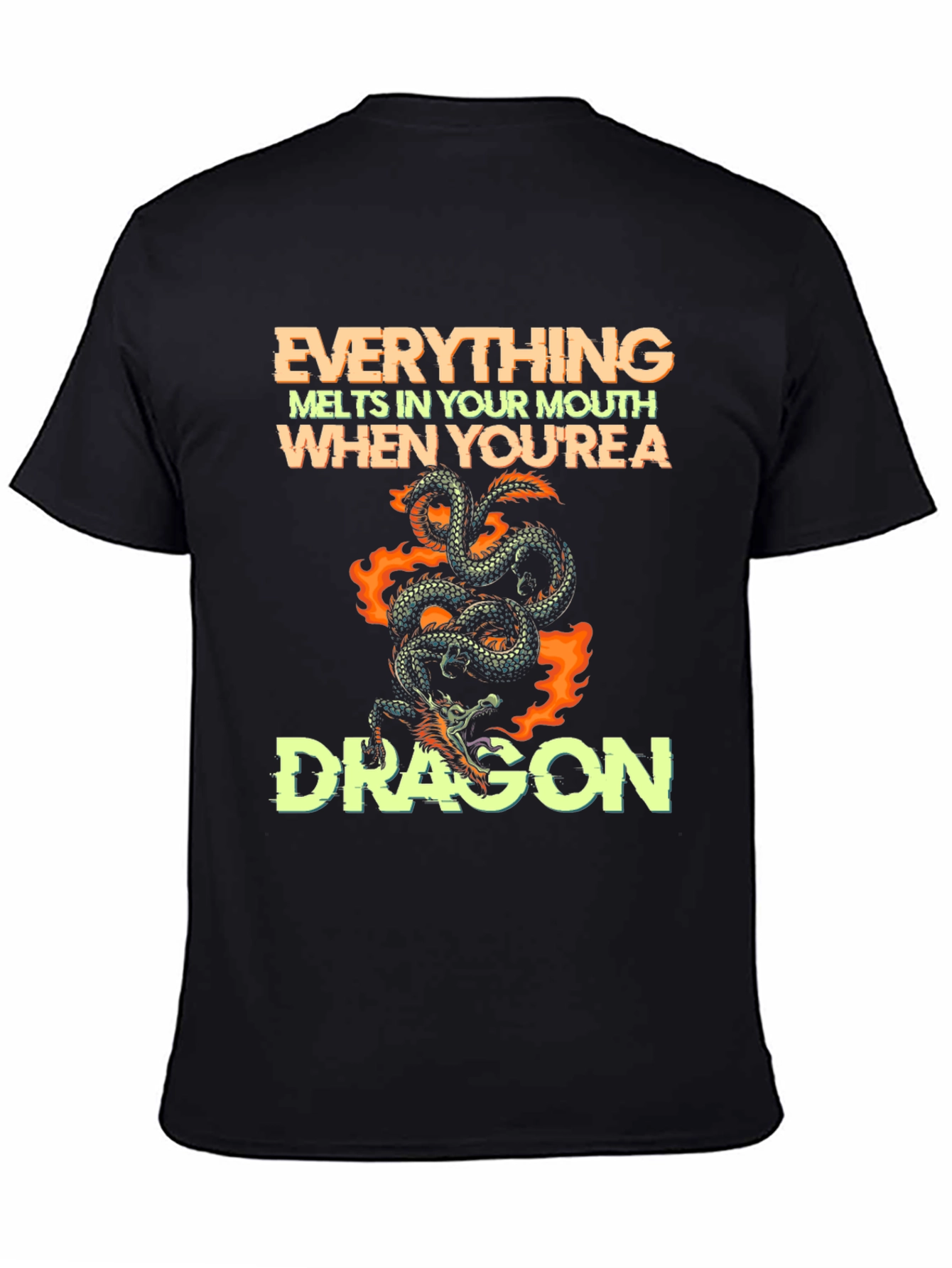 Everything Melts Dragon Graphic Tee