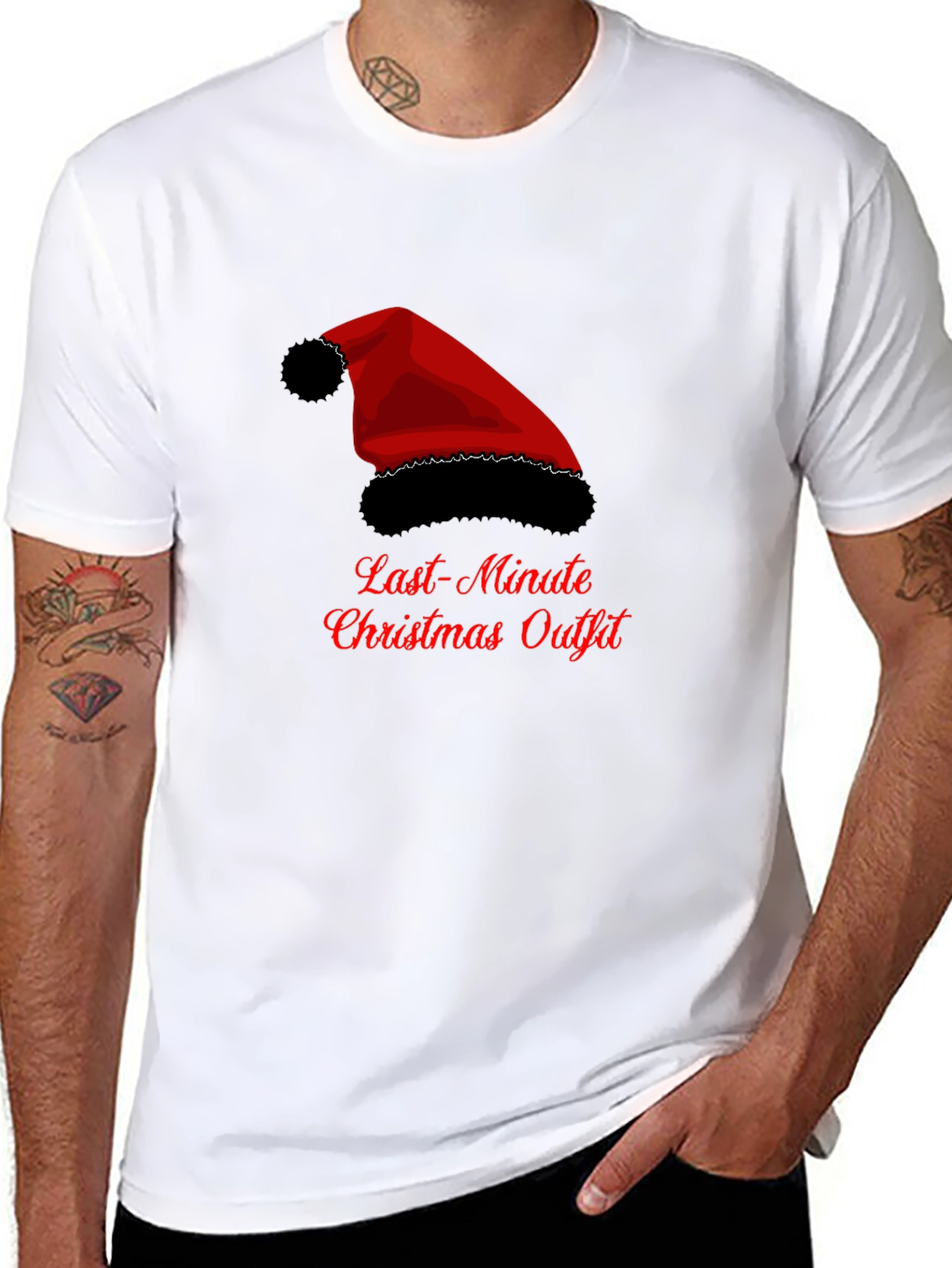Last-Minute Christmas Outfit T-Shirt - Holiday Tee