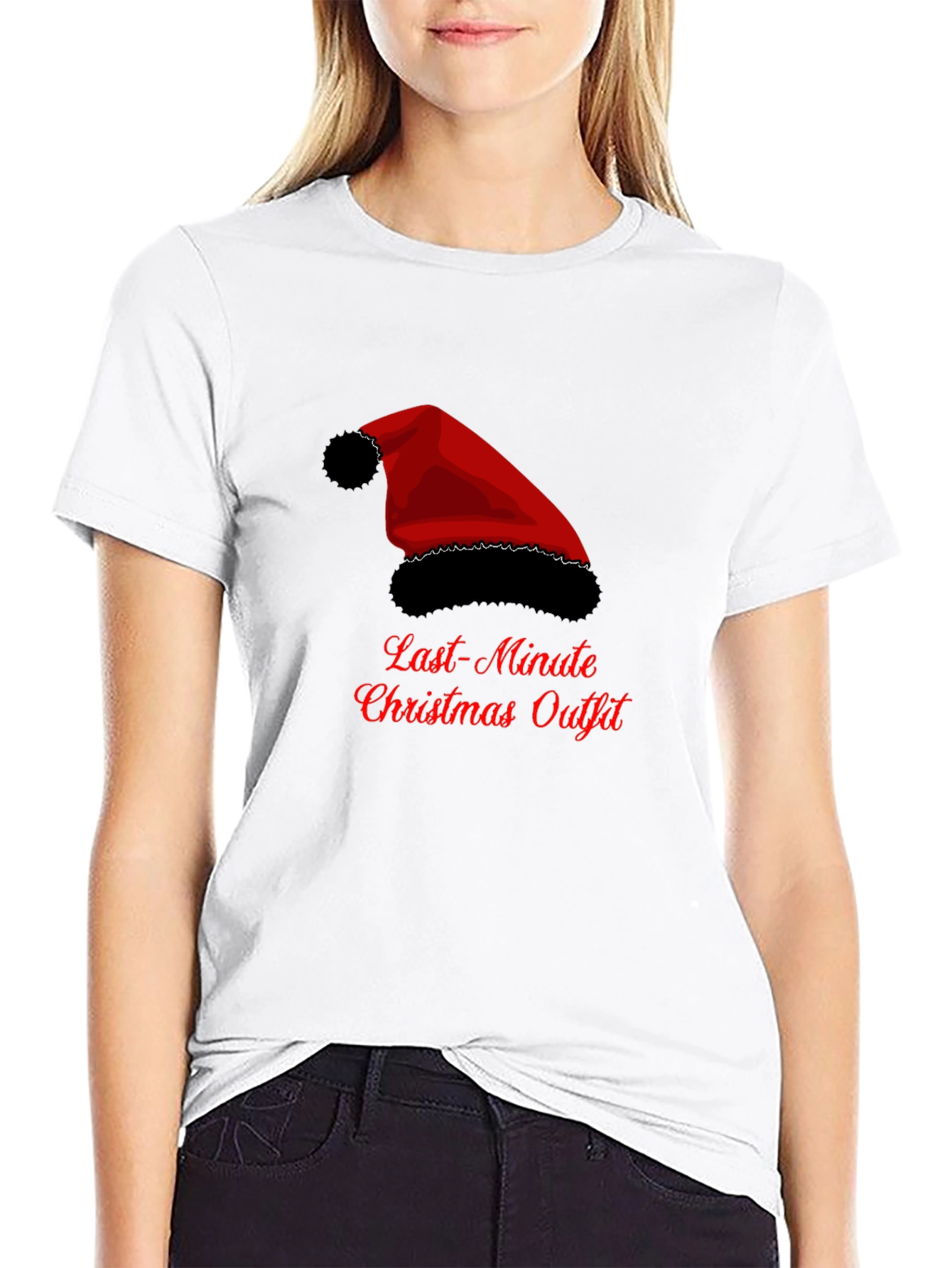 Last-Minute Christmas Outfit T-Shirt - Holiday Tee