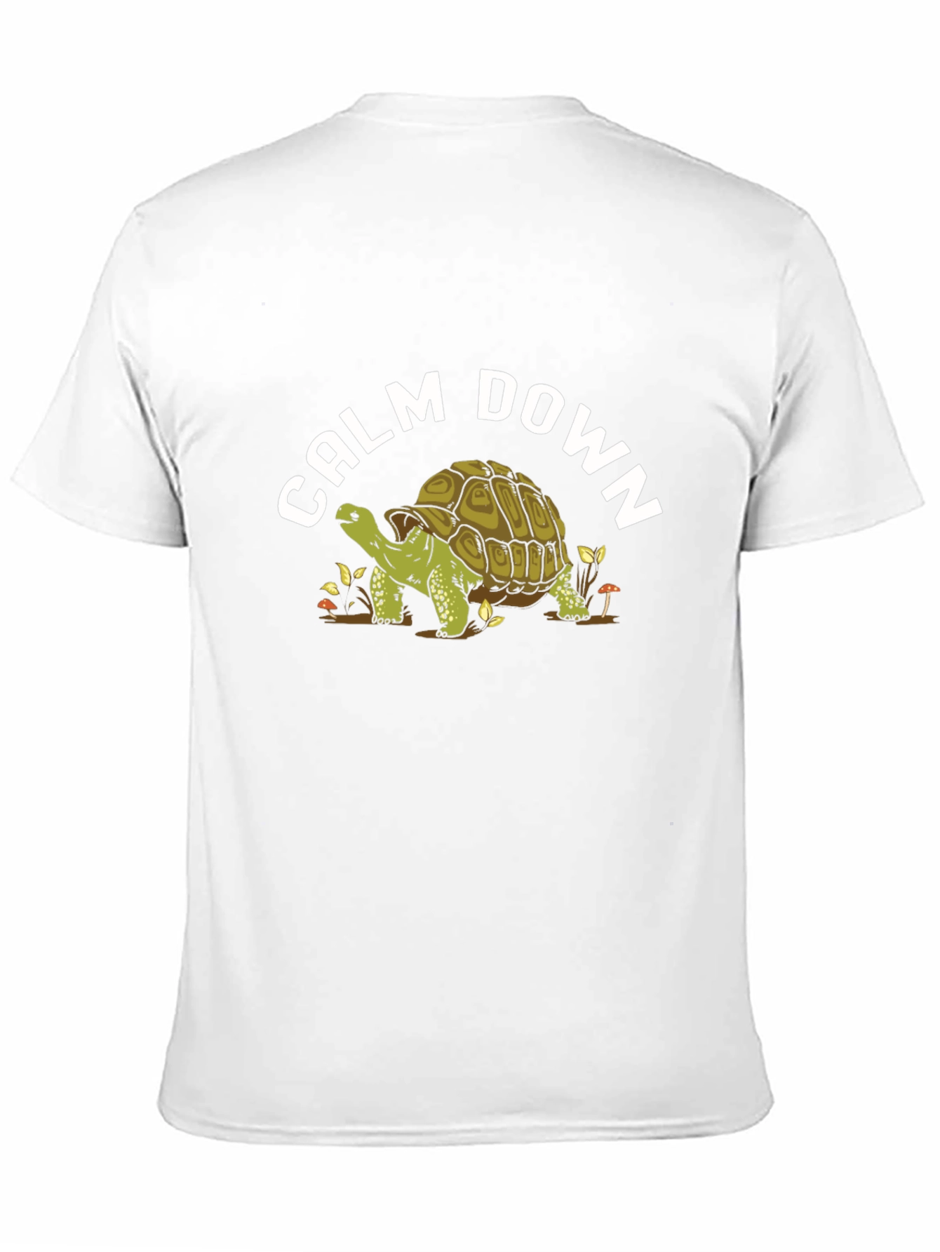 Calm Down Turtle Graphic T-Shirt