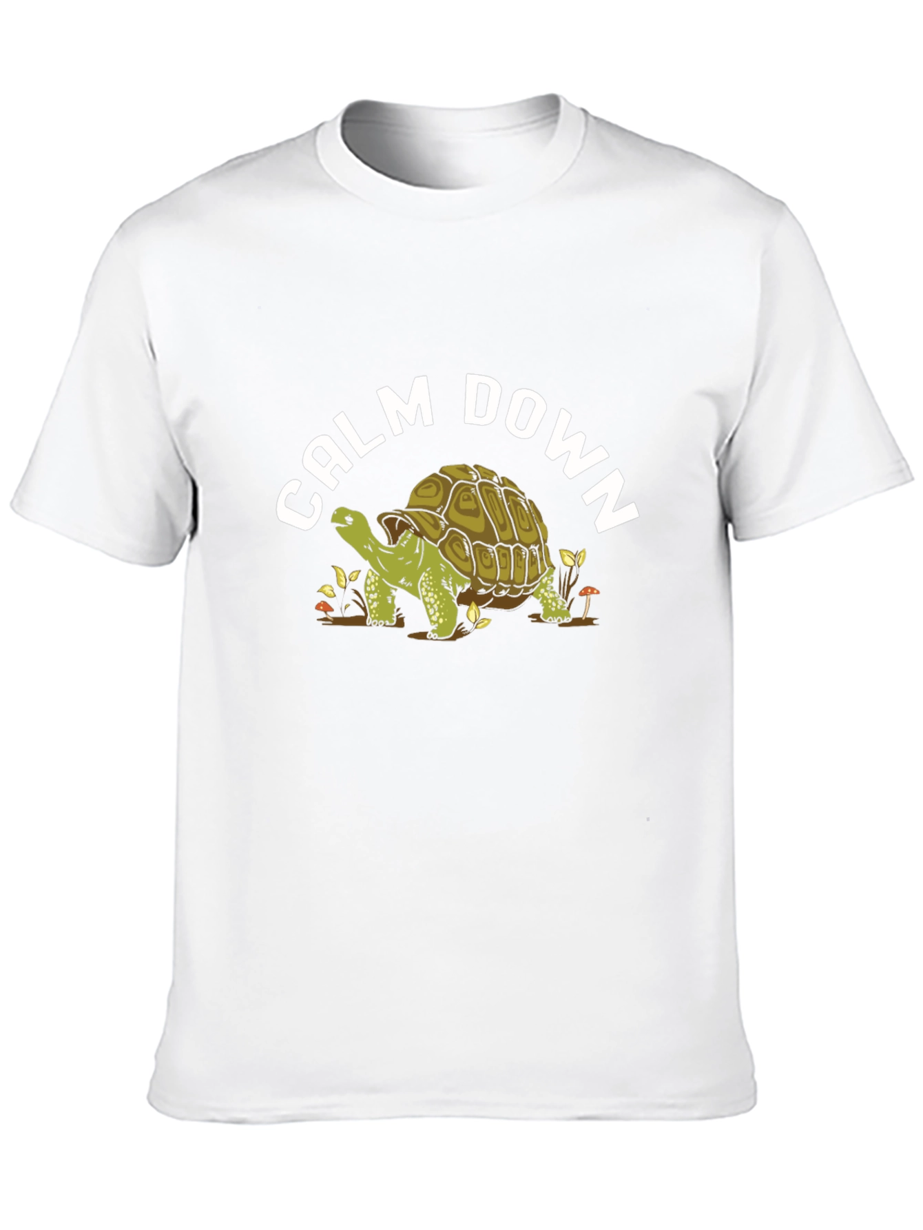 Calm Down Turtle Graphic T-Shirt