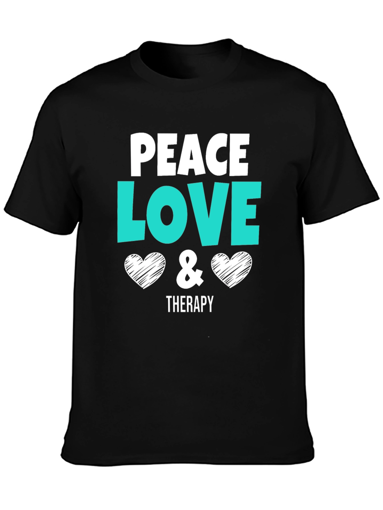 Peace Love Therapy Graphic T-Shirt