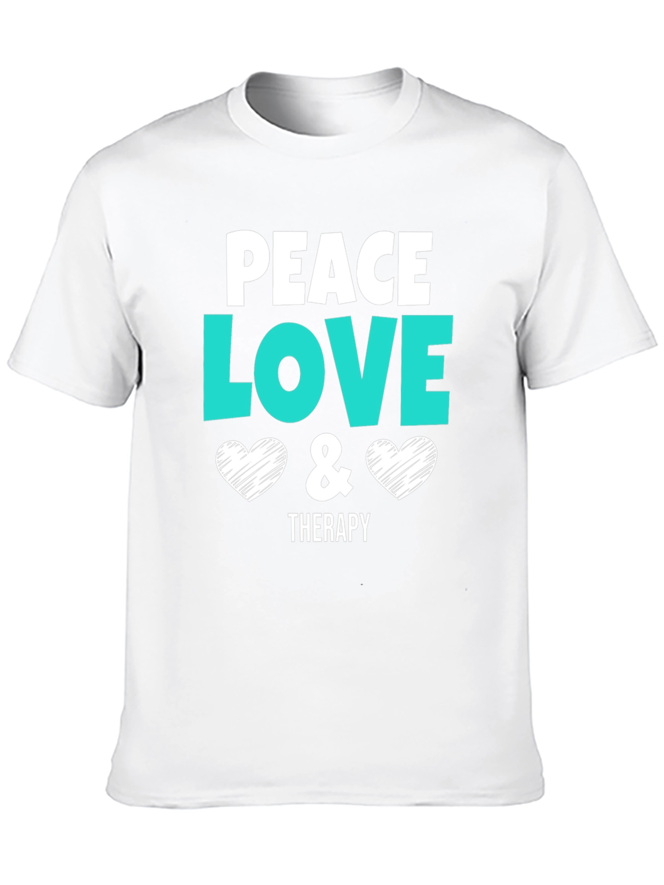 Peace Love Therapy Graphic T-Shirt