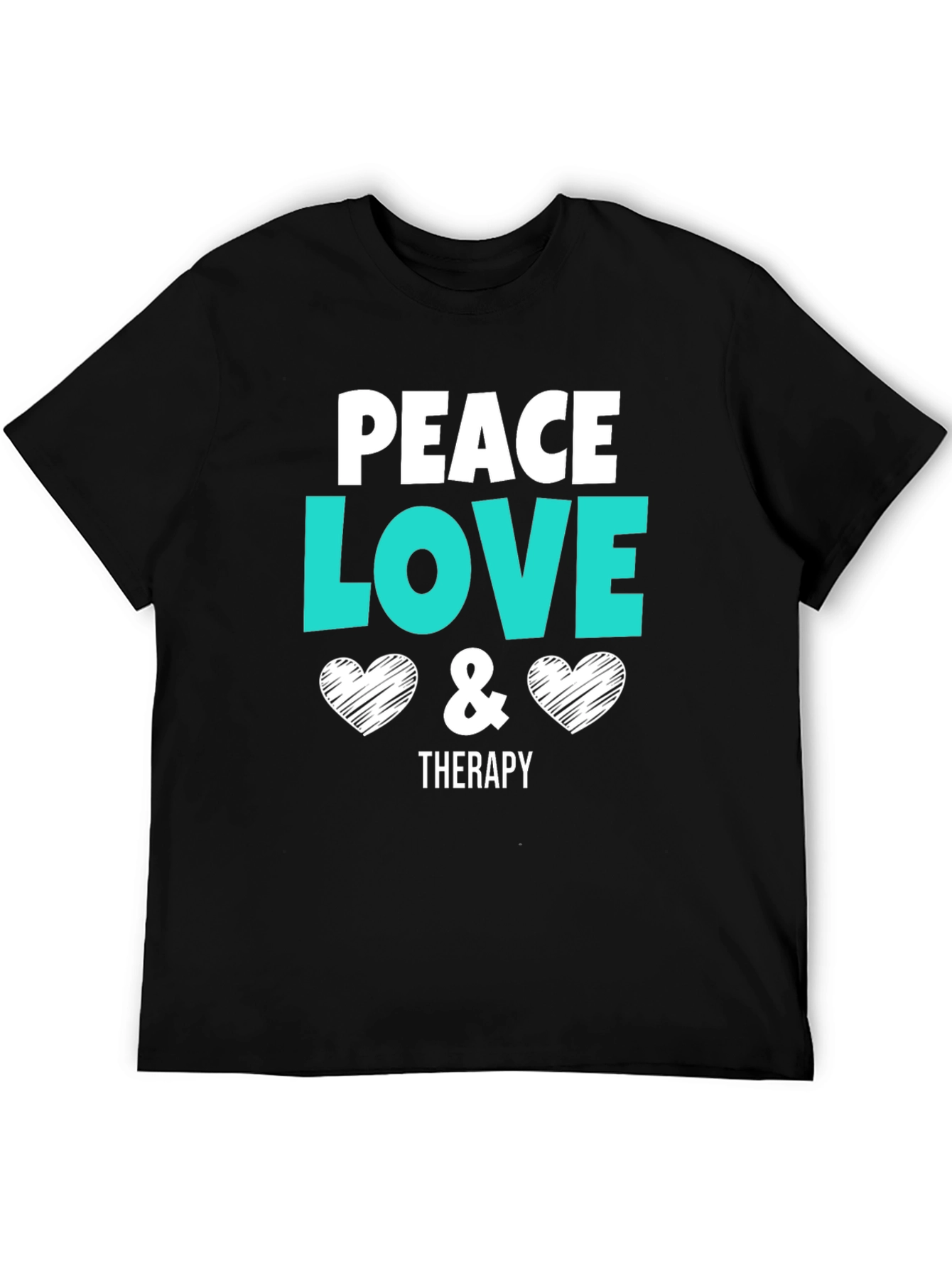 Peace Love Therapy Graphic T-Shirt