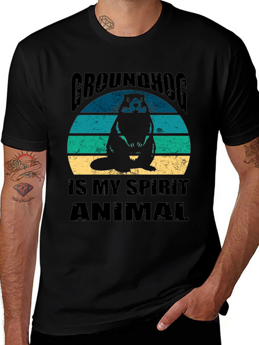 Groundhog Spirit Animal Tee
