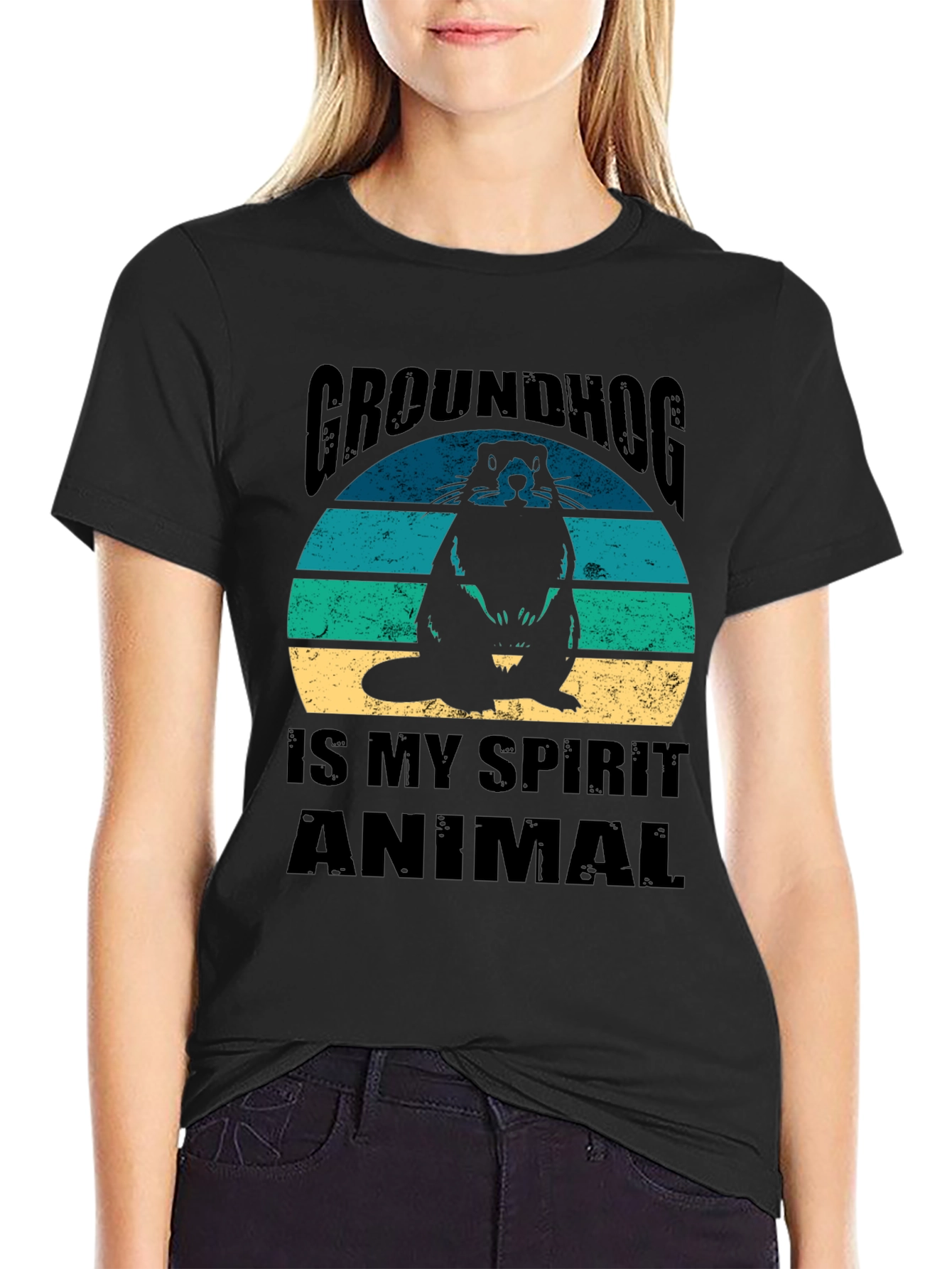 Groundhog Spirit Animal Tee