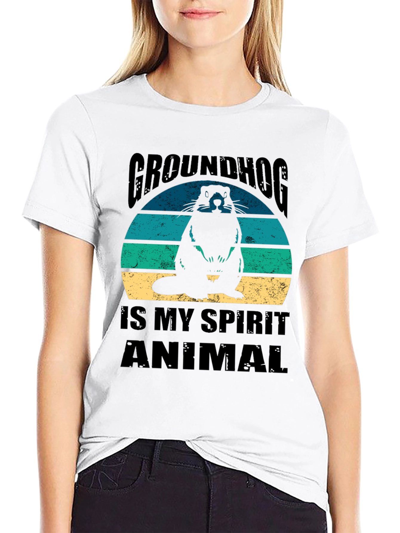 Groundhog Spirit Animal Tee