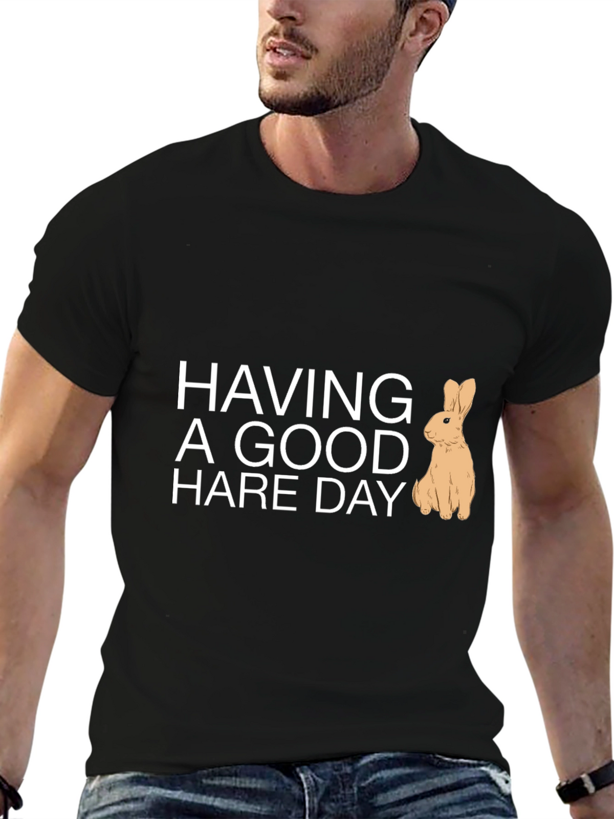 Having a Good Hare Day Graphic Tee