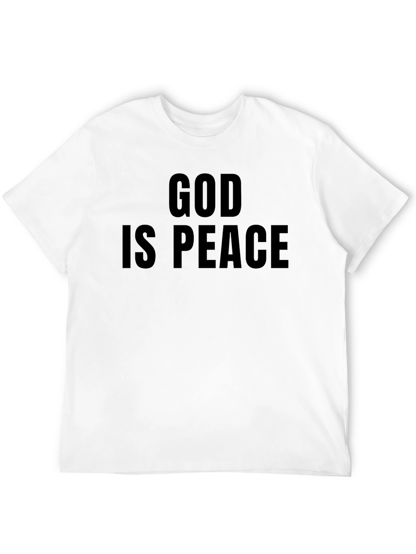 God is Peace Graphic Tee - Black T-Shirt