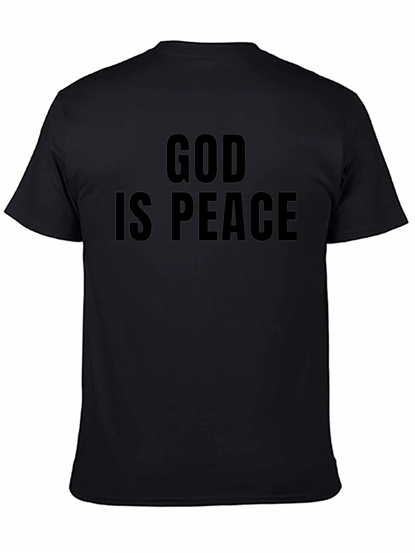 God is Peace Graphic Tee - Black T-Shirt