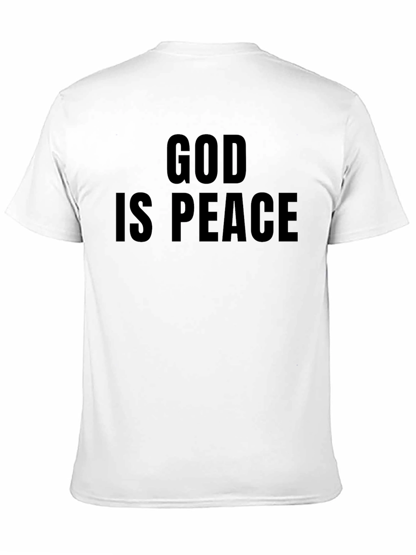 God is Peace Graphic Tee - Black T-Shirt