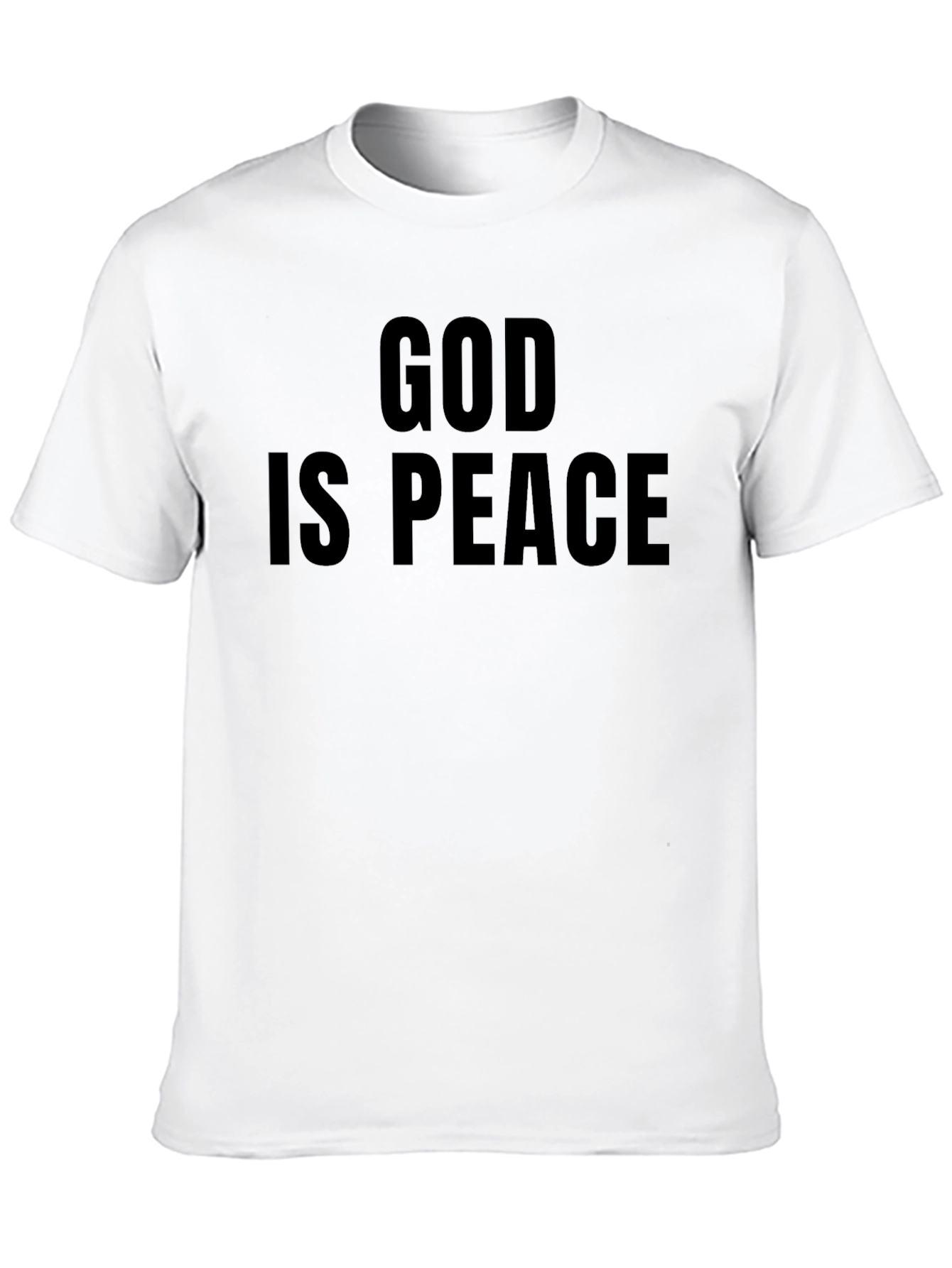 God is Peace Graphic Tee - Black T-Shirt