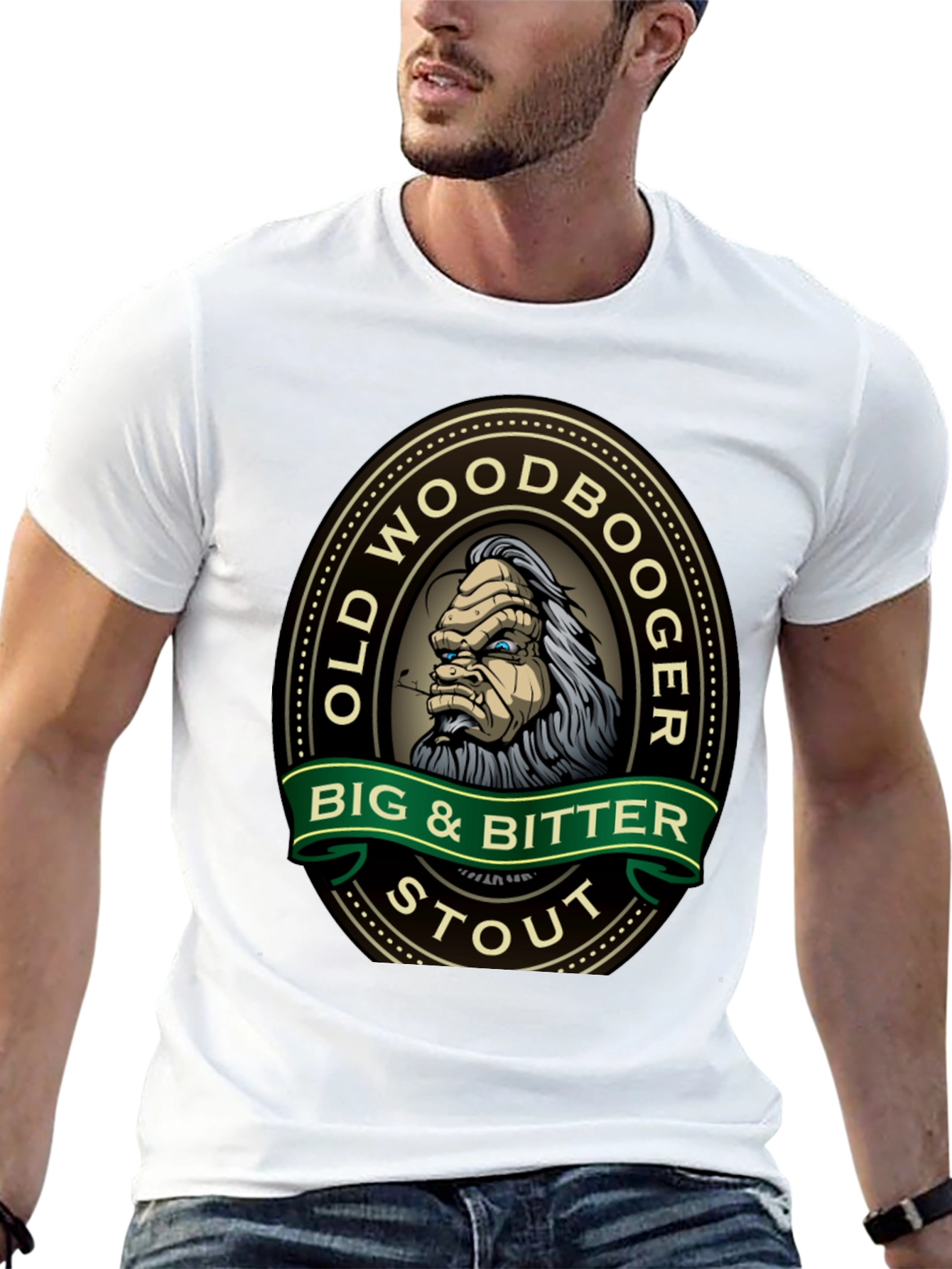 Old Woodbooger Stout T-Shirt - Big & Bitter