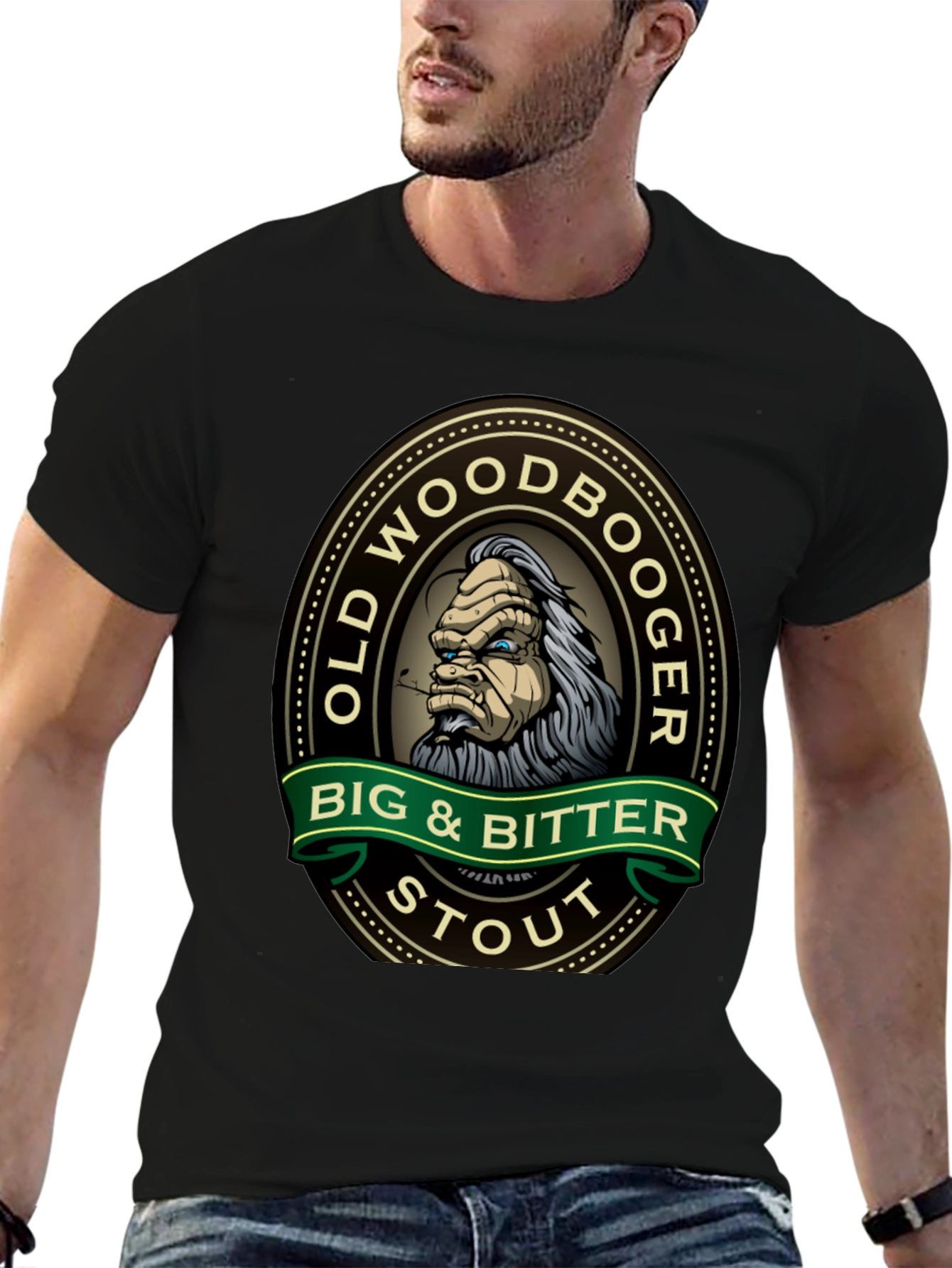 Old Woodbooger Stout T-Shirt - Big & Bitter