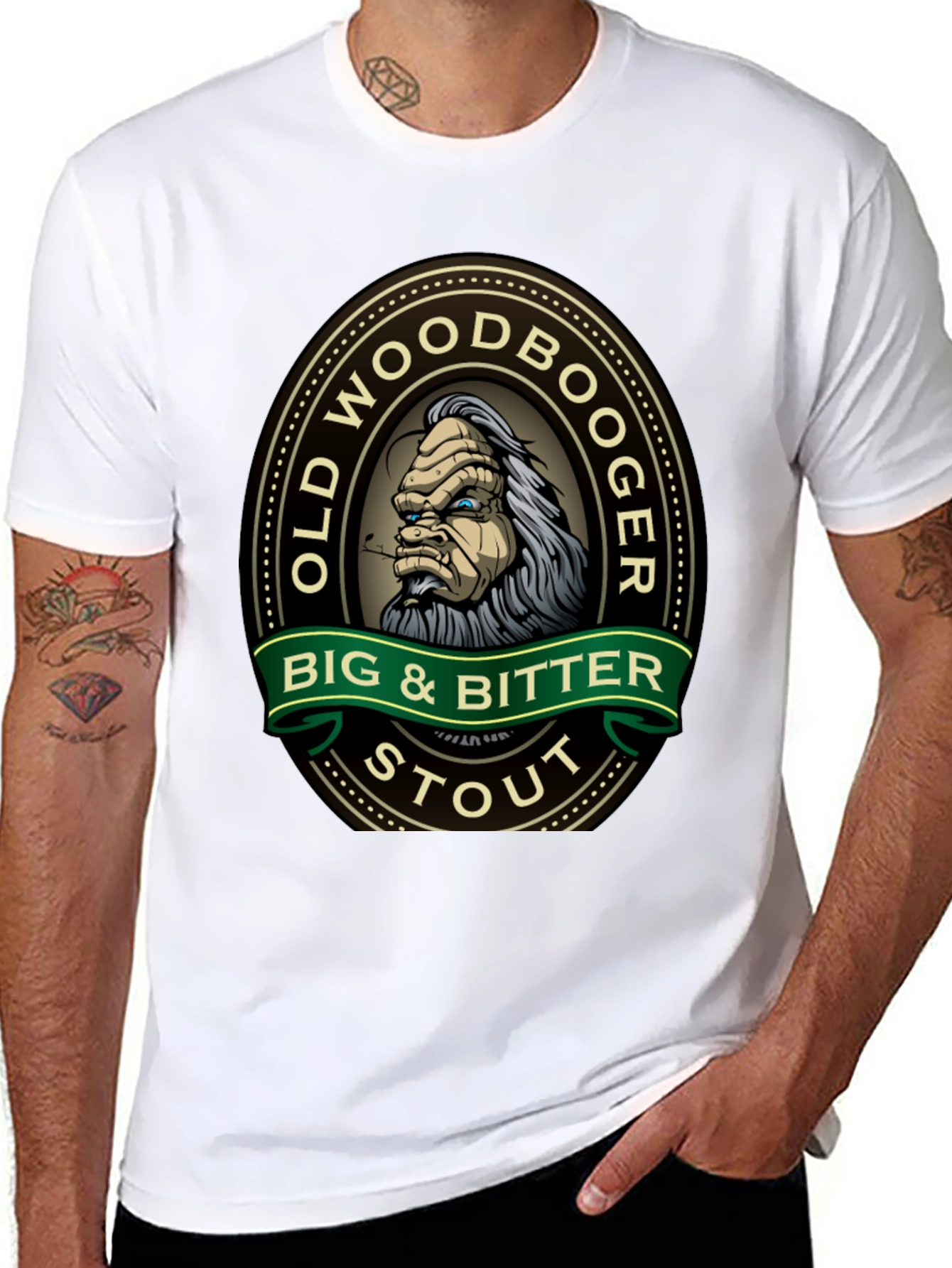 Old Woodbooger Stout T-Shirt - Big & Bitter
