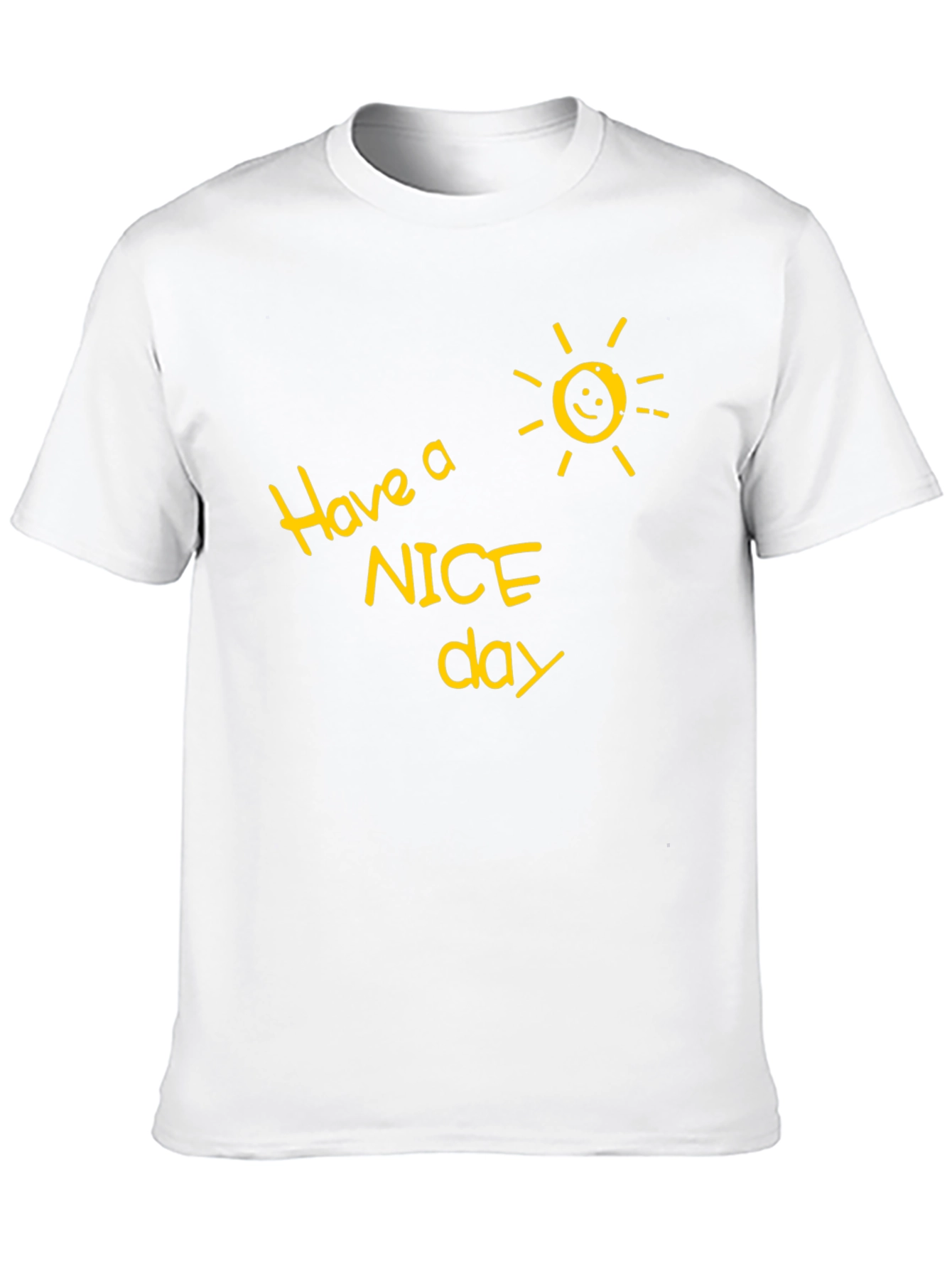 Have a Nice Day Graphic Tee - Black