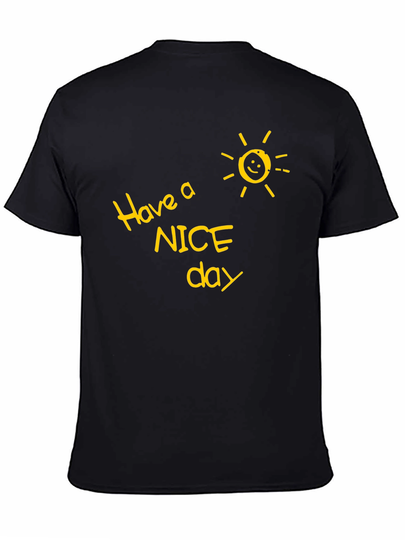 Have a Nice Day Graphic Tee - Black