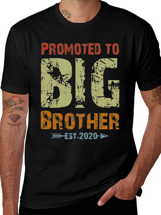 Promoted to Big Brother Est. 2020 T-Shirt