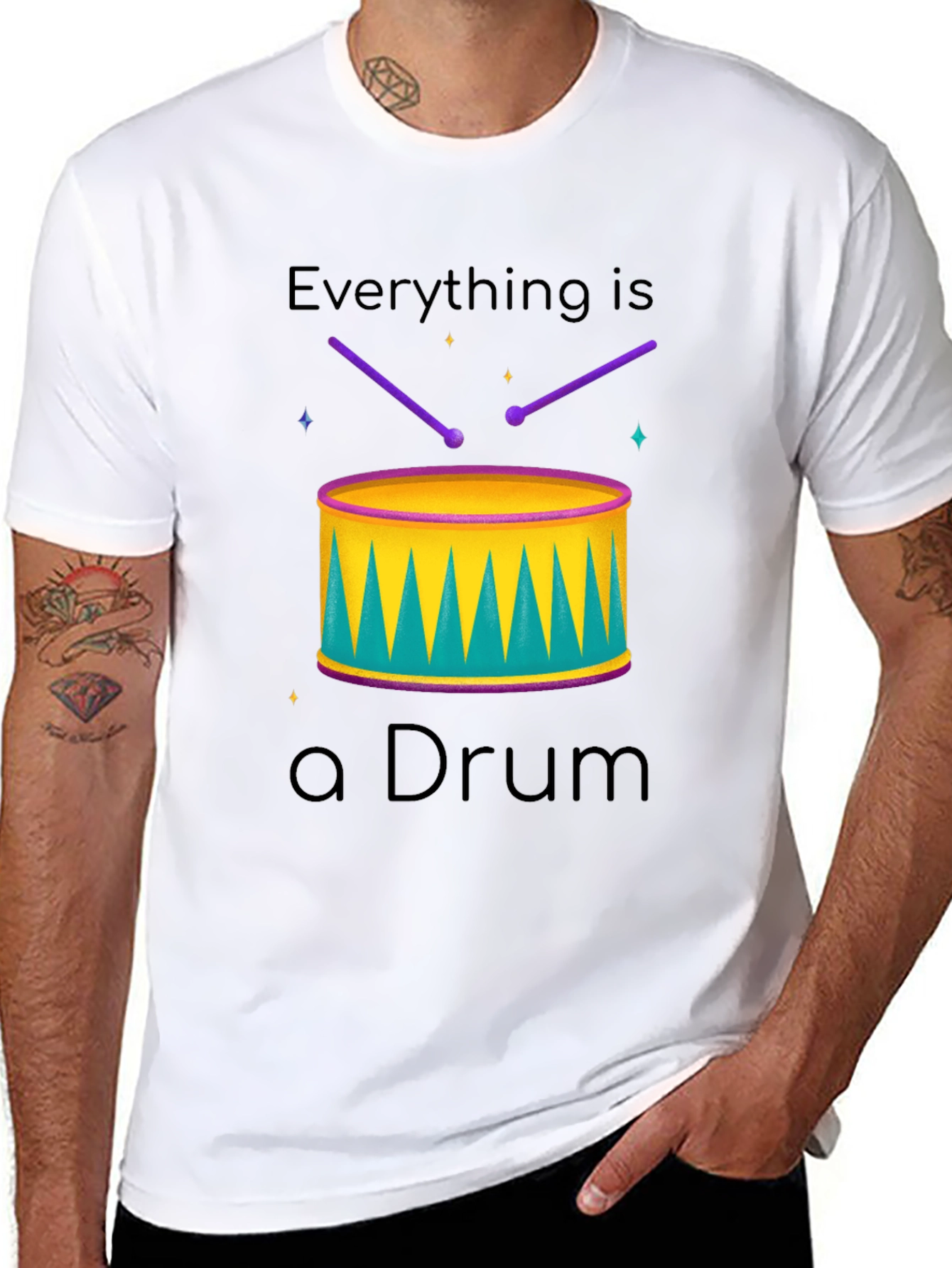 Everything is a Drum T-Shirt - Musician Tee