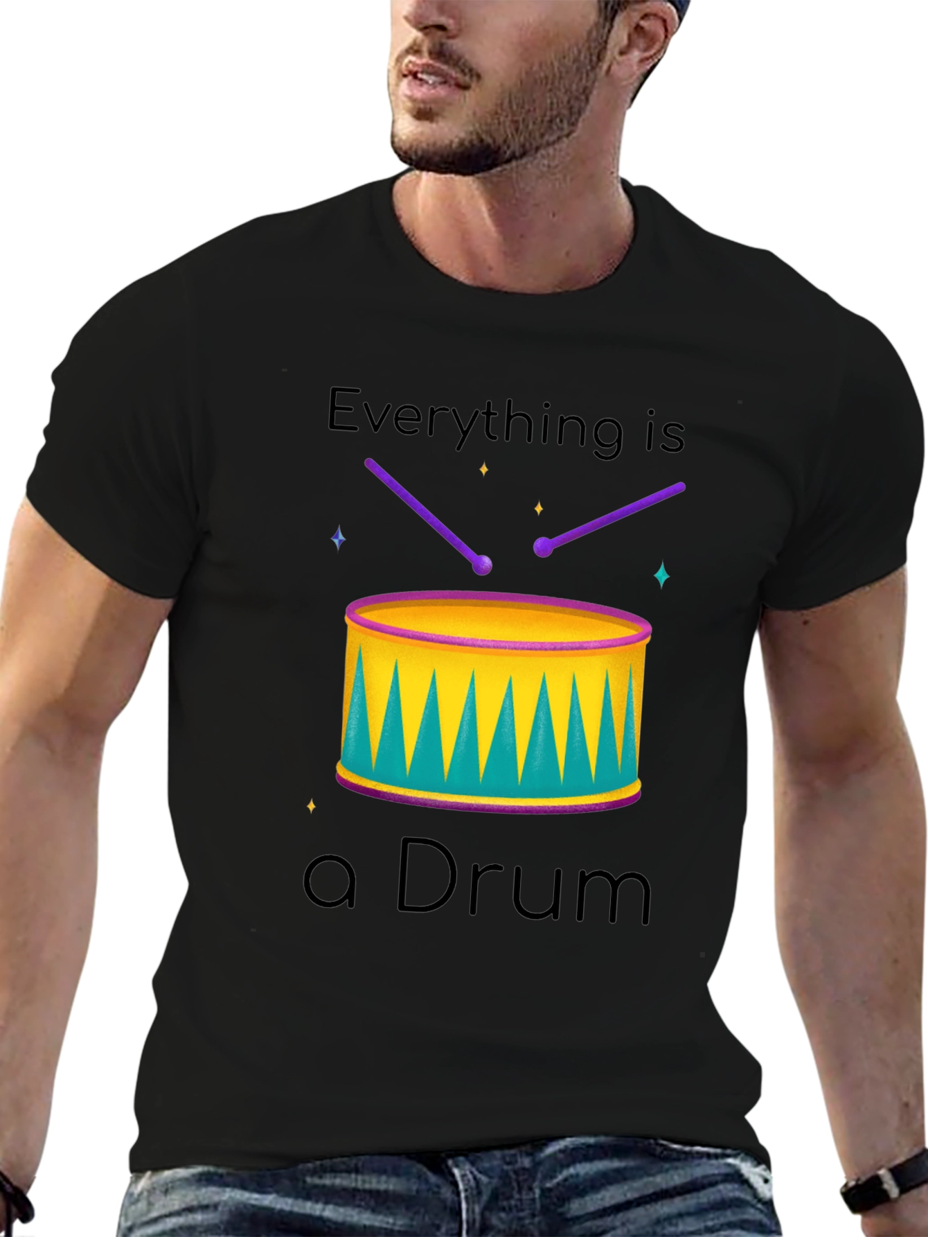 Everything is a Drum T-Shirt - Musician Tee
