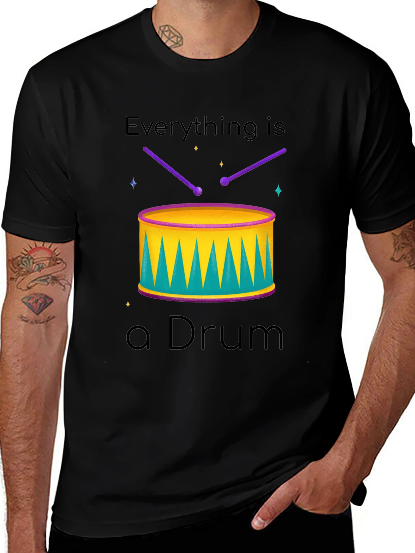 Everything is a Drum T-Shirt - Musician Tee