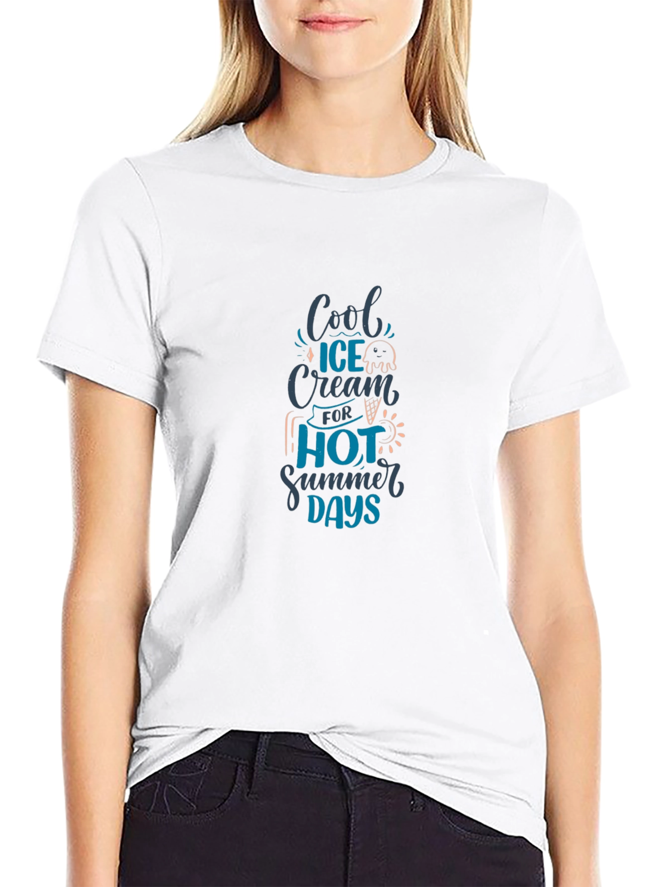 Cool Ice Cream for Hot Summer Days T-Shirt