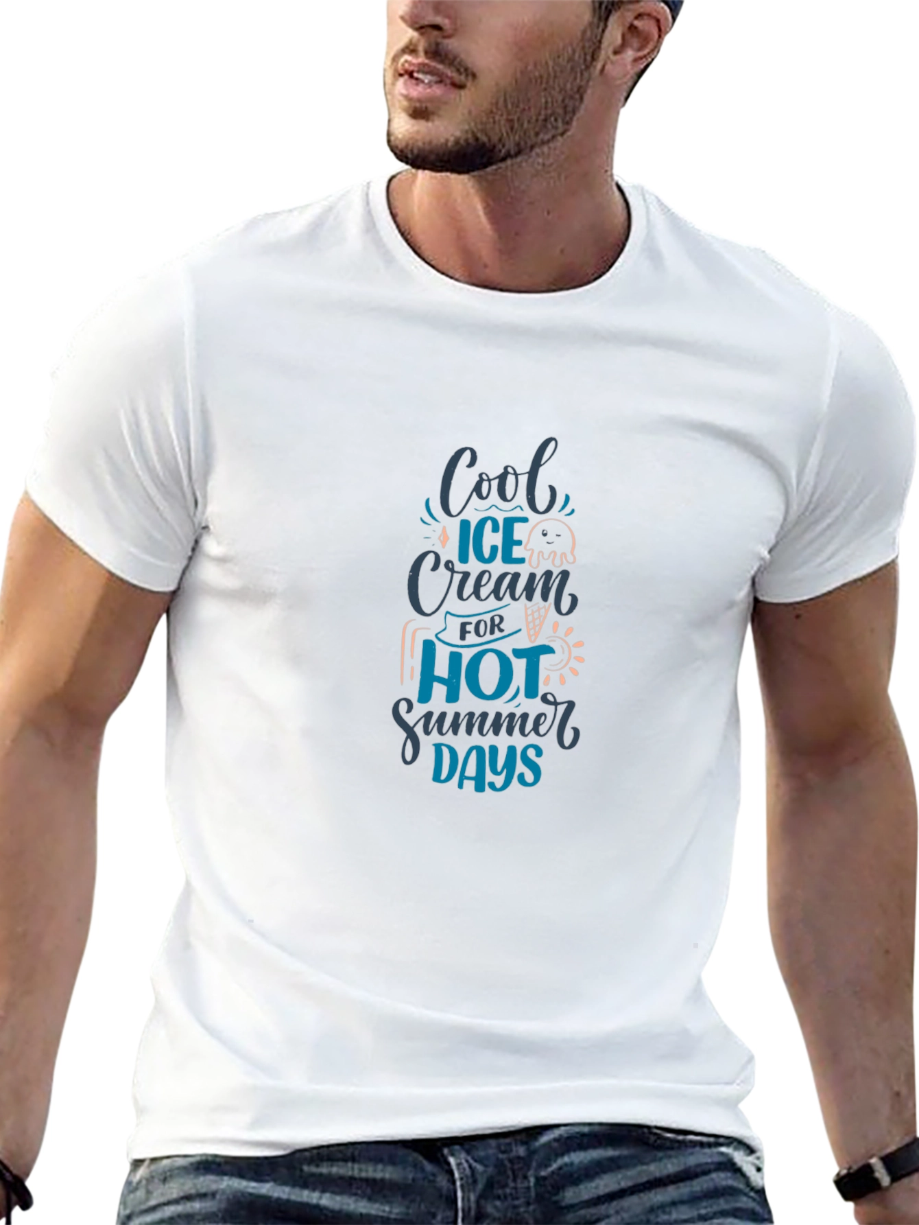 Cool Ice Cream for Hot Summer Days T-Shirt