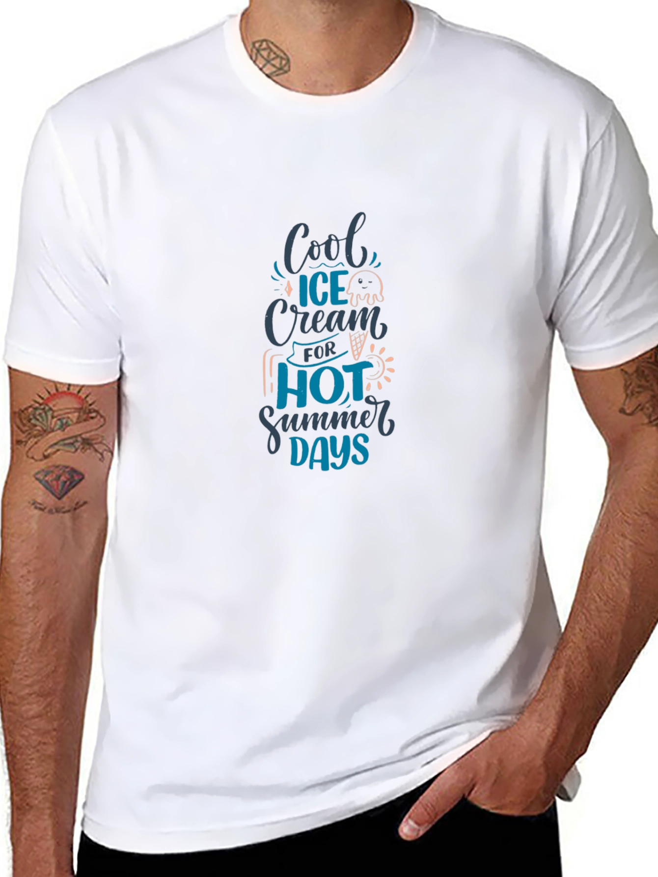 Cool Ice Cream for Hot Summer Days T-Shirt