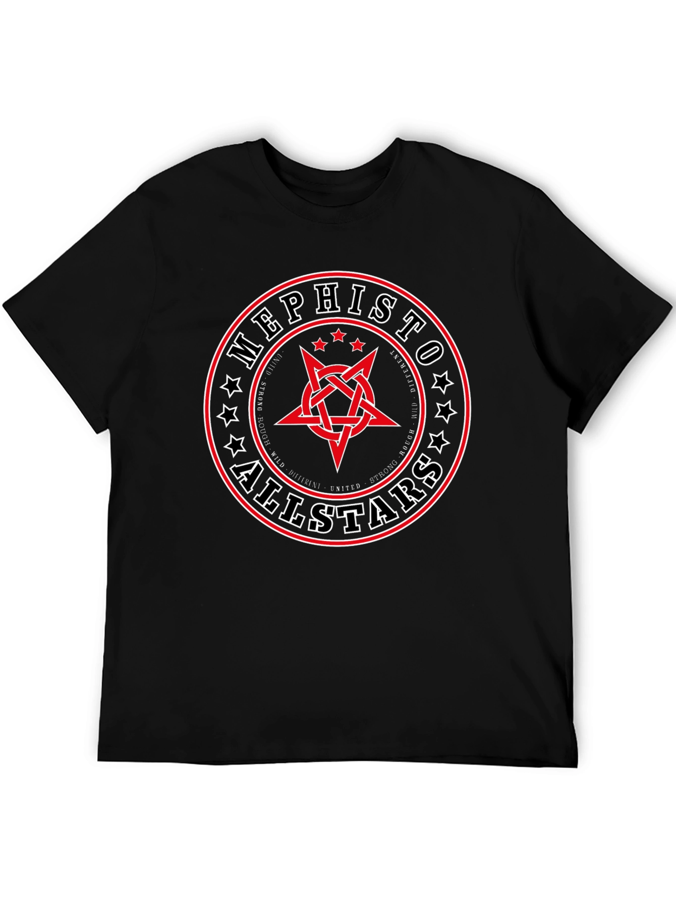 Mephisto Allstars Graphic Print Black T-Shirt