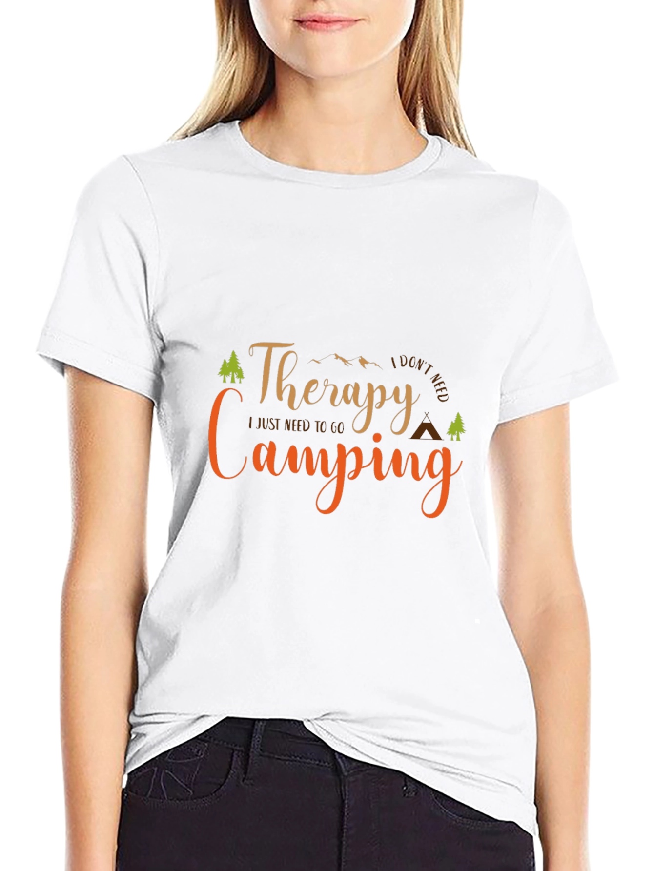 Therapy Camping Black T-Shirt
