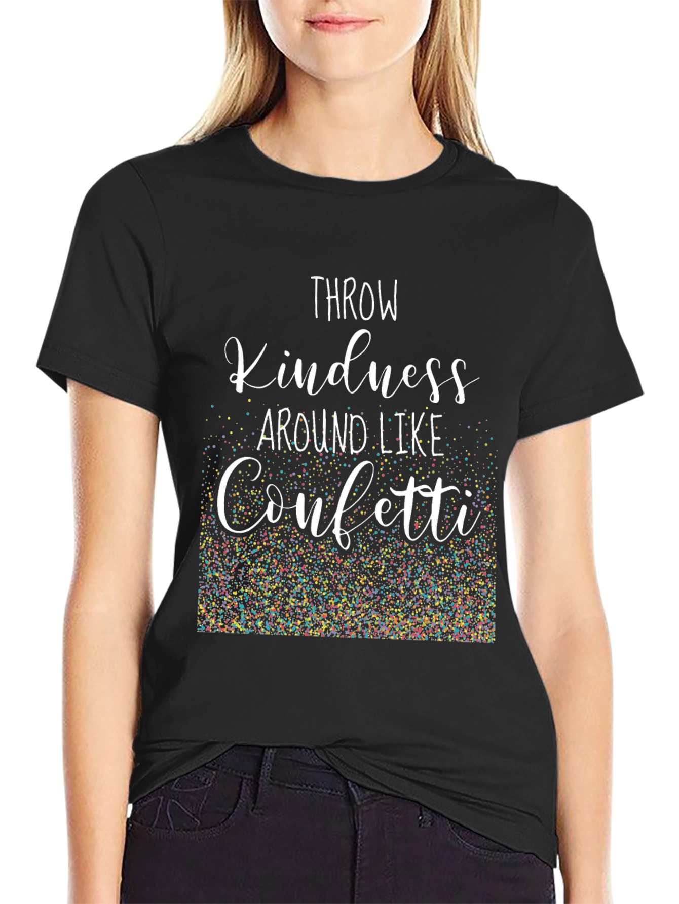 Kindness Confetti Tee - Spread Positivity!