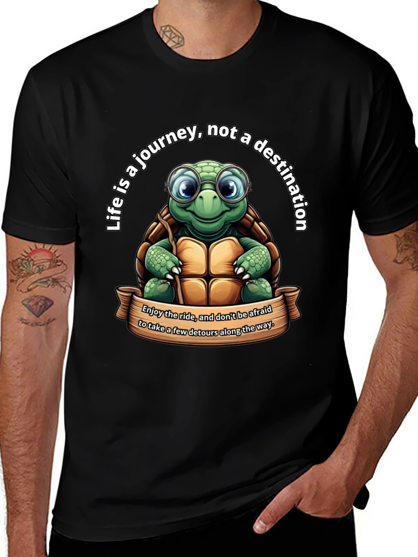 Turtle Journey T-Shirt - Life is the Ride!