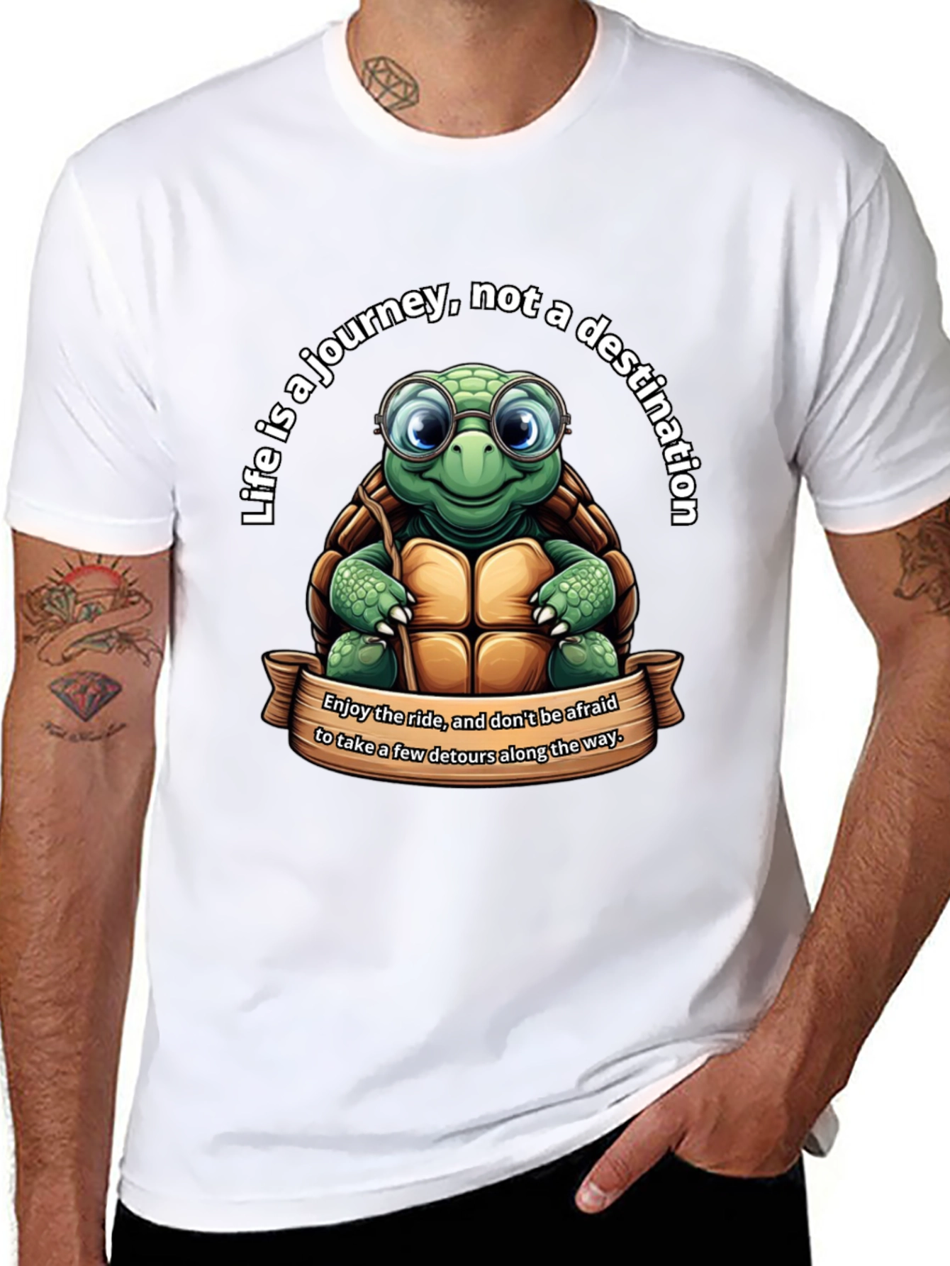 Turtle Journey T-Shirt - Life is the Ride!