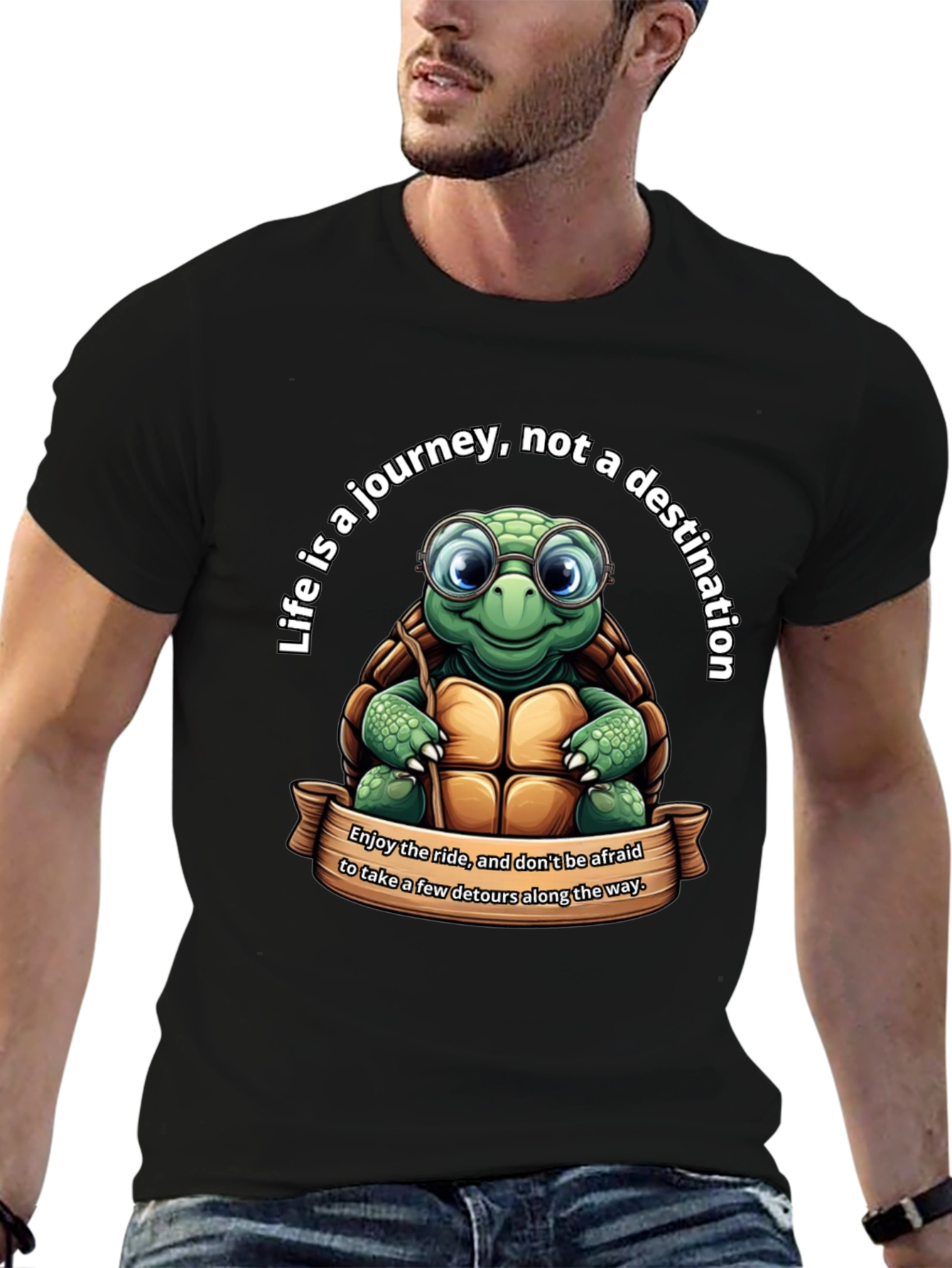 Turtle Journey T-Shirt - Life is the Ride!