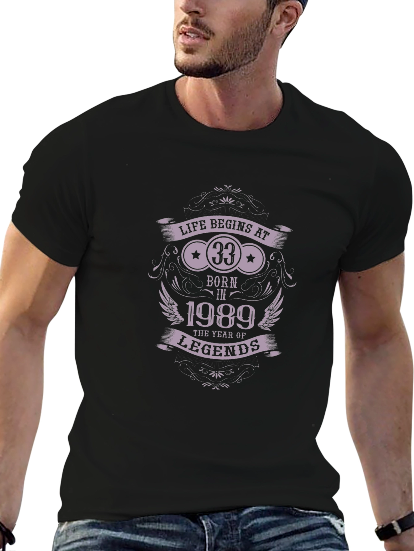 Life Begins At 33 Born In 1989 T-Shirt