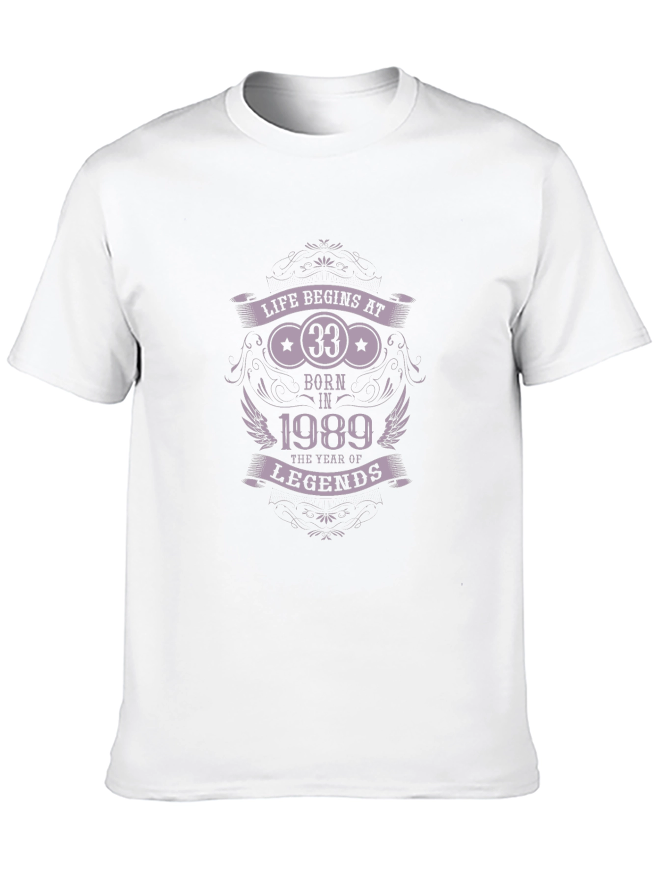 Life Begins At 33 Born In 1989 T-Shirt