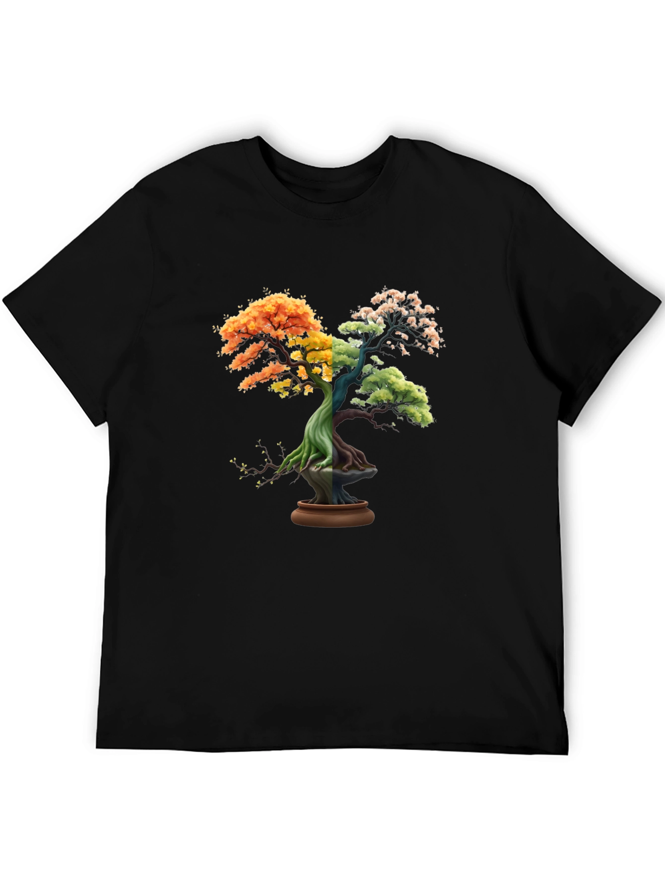 Four Seasons Bonsai Tree Graphic Tee