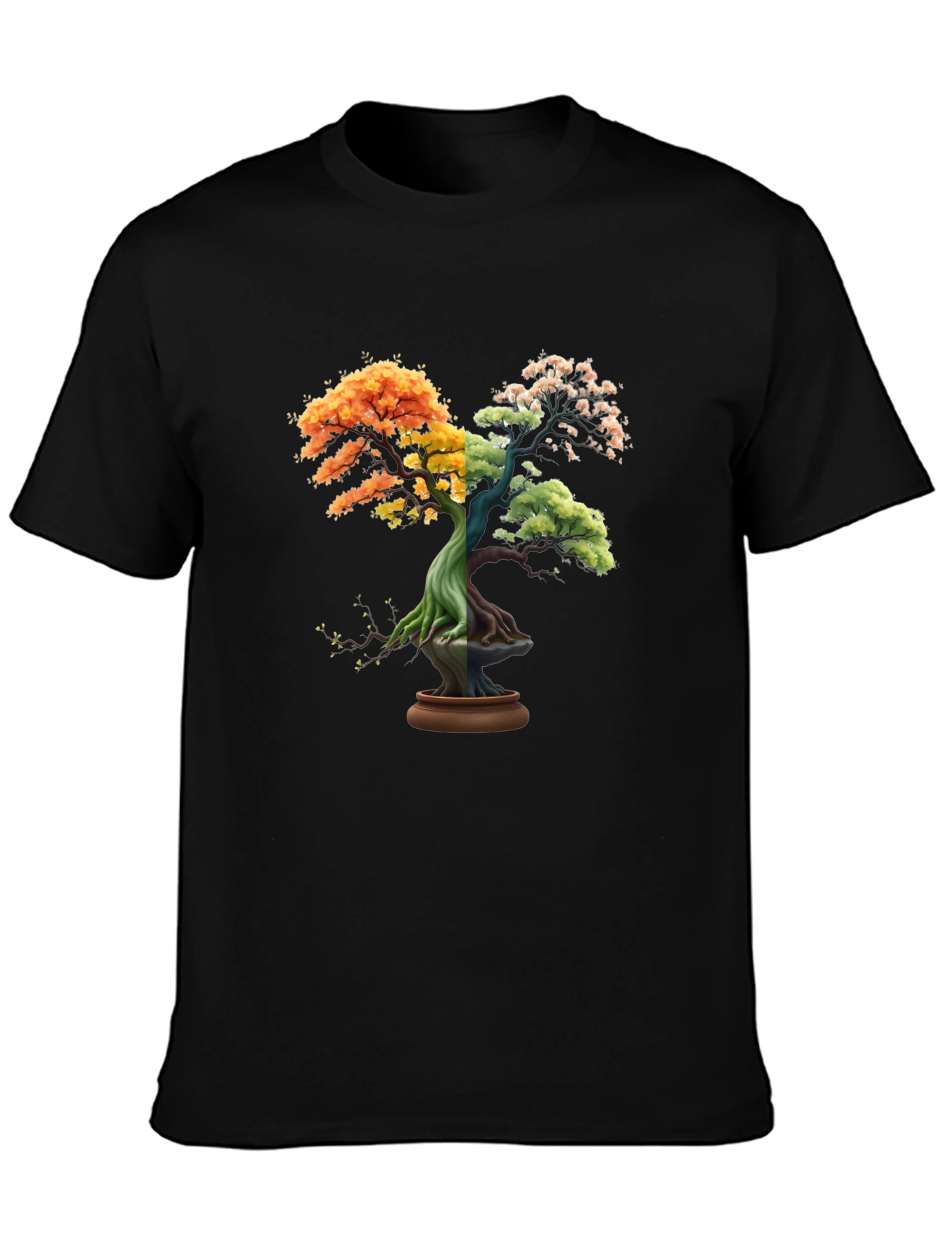 Four Seasons Bonsai Tree Graphic Tee