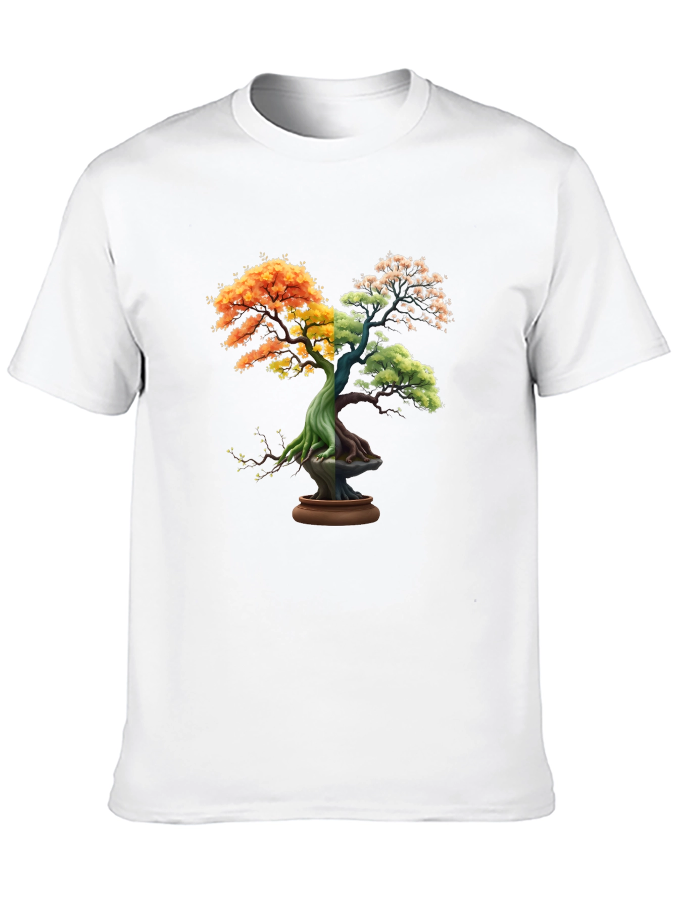 Four Seasons Bonsai Tree Graphic Tee