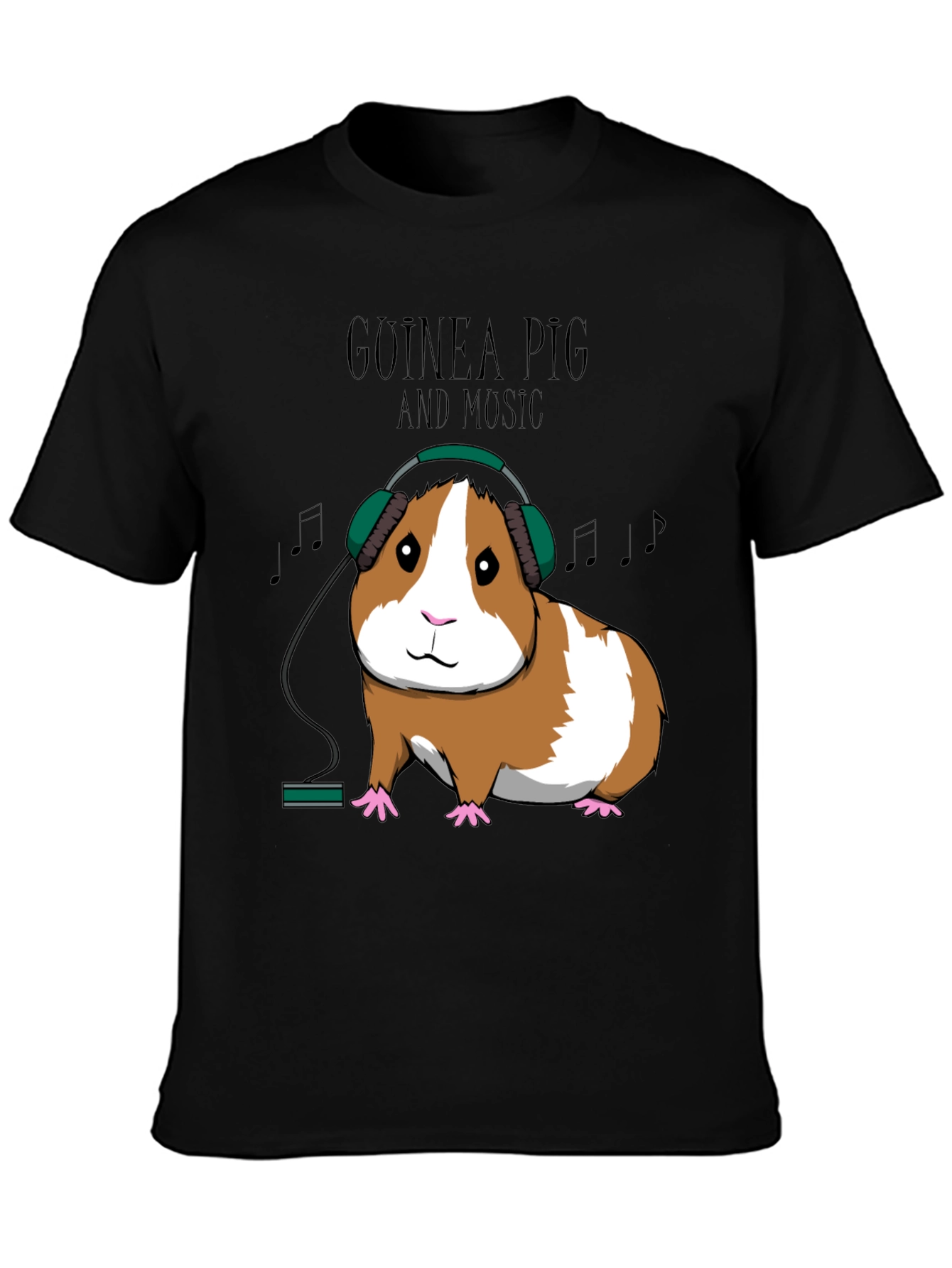 Guinea Pig Music Lover T-Shirt