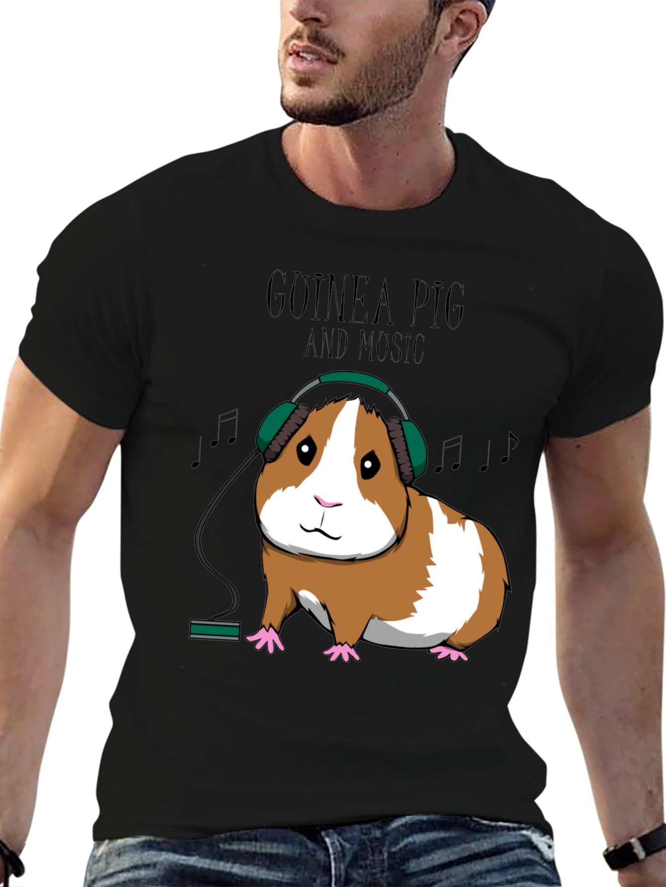 Guinea Pig Music Lover T-Shirt