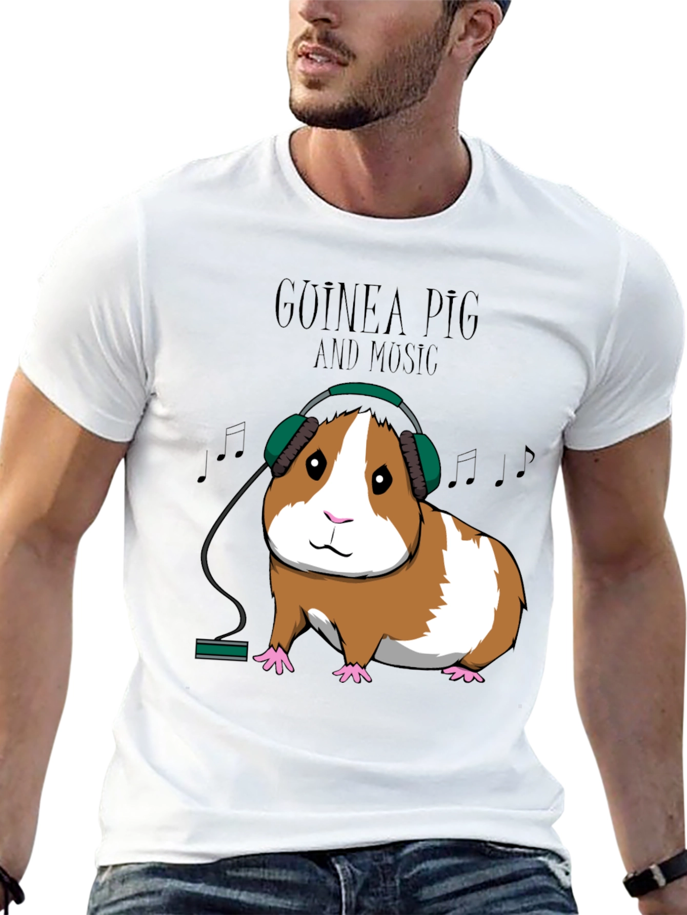 Guinea Pig Music Lover T-Shirt