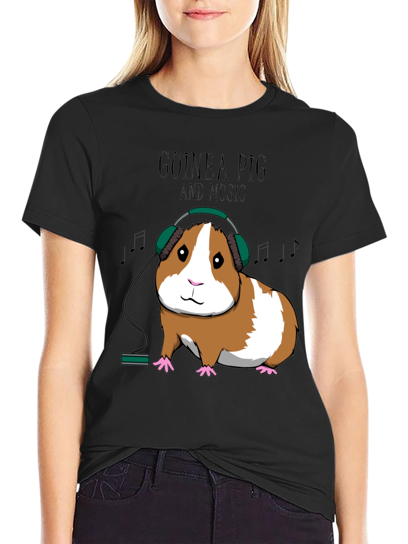 Guinea Pig Music Lover T-Shirt