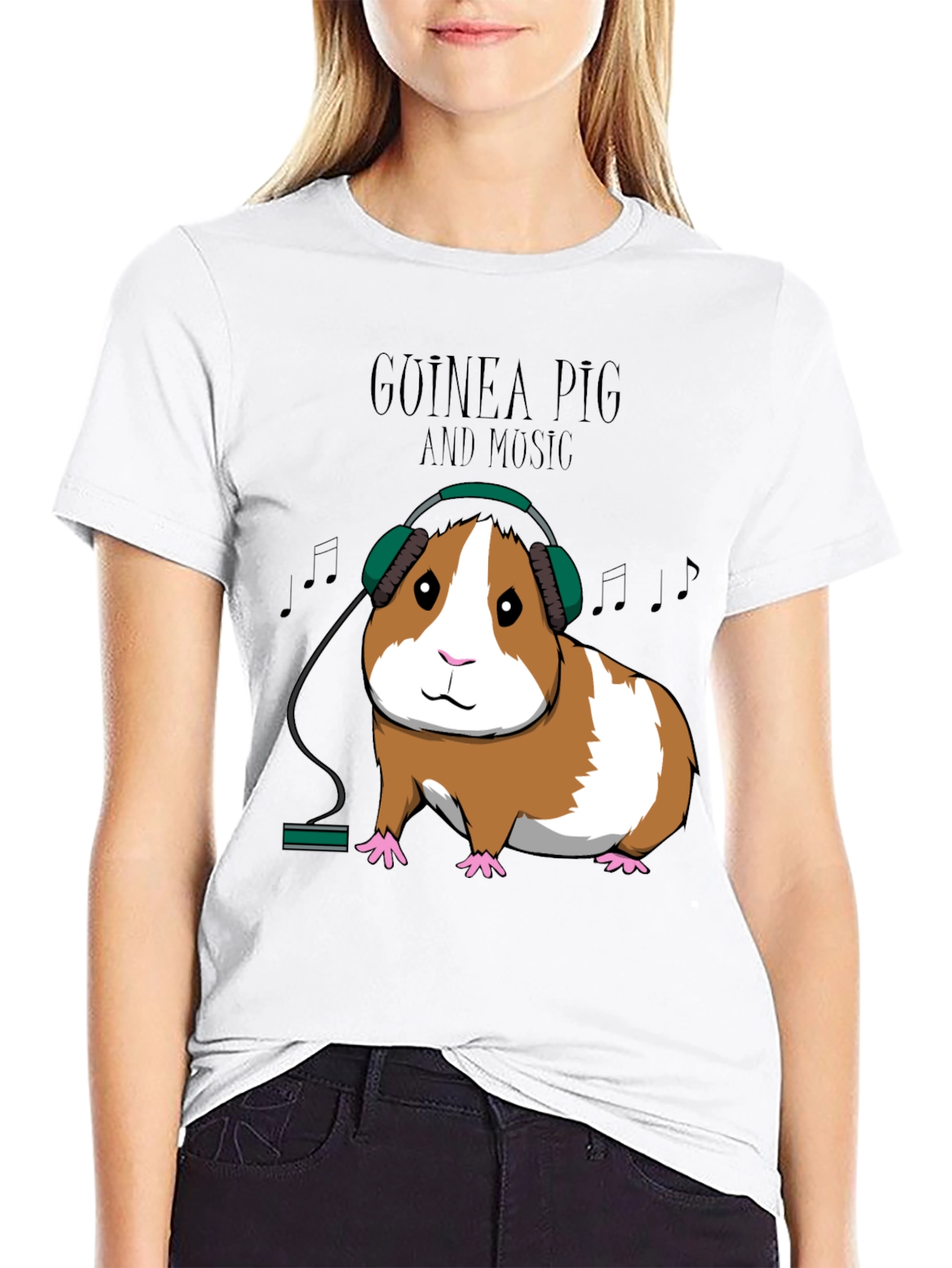 Guinea Pig Music Lover T-Shirt