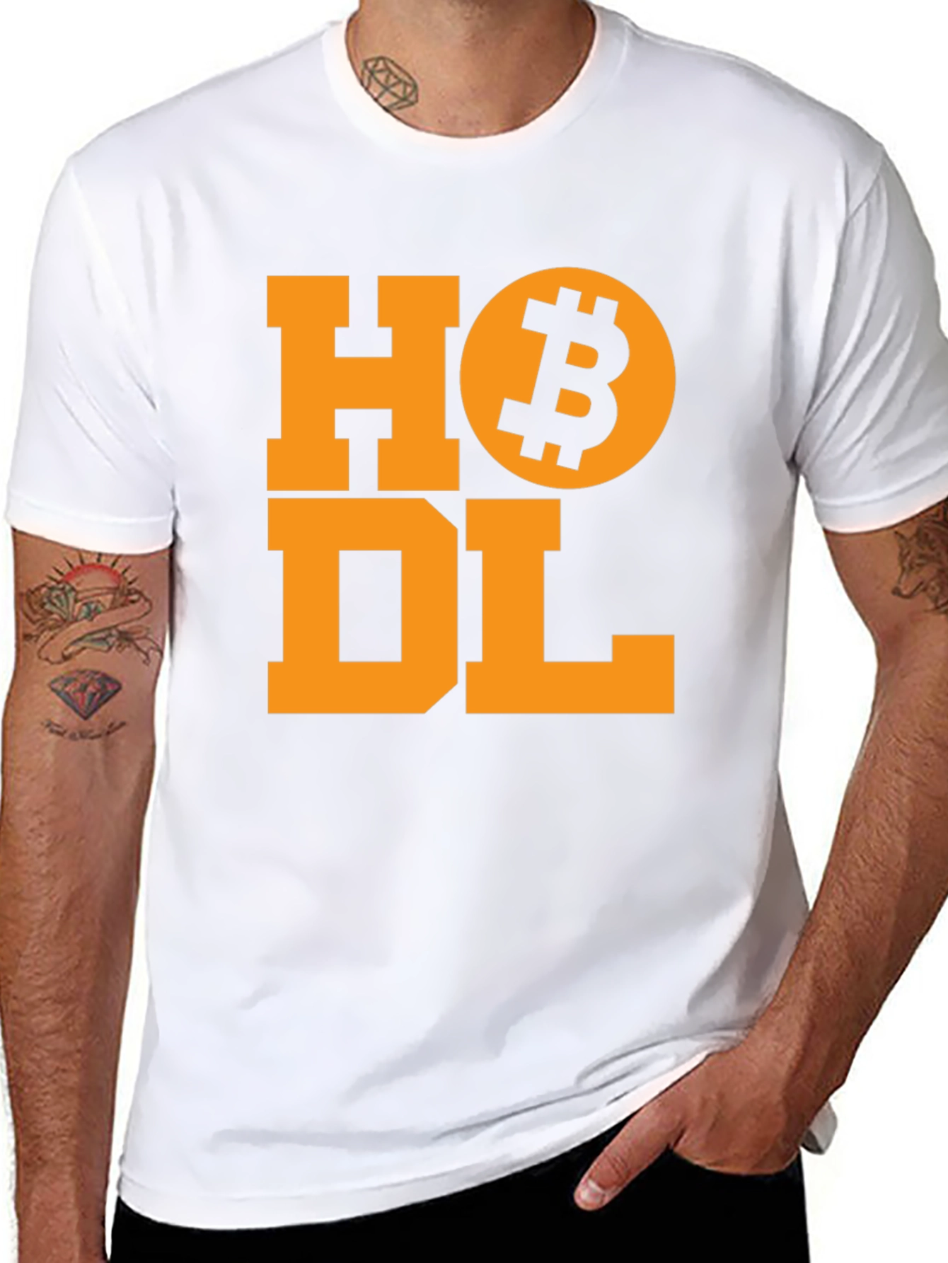HODL Bitcoin Graphic Tee - Crypto Investment Shirt