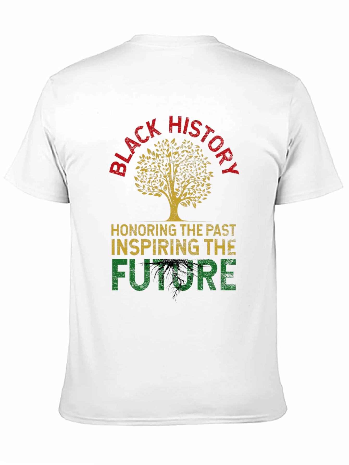 Black History Tree Graphic T-Shirt