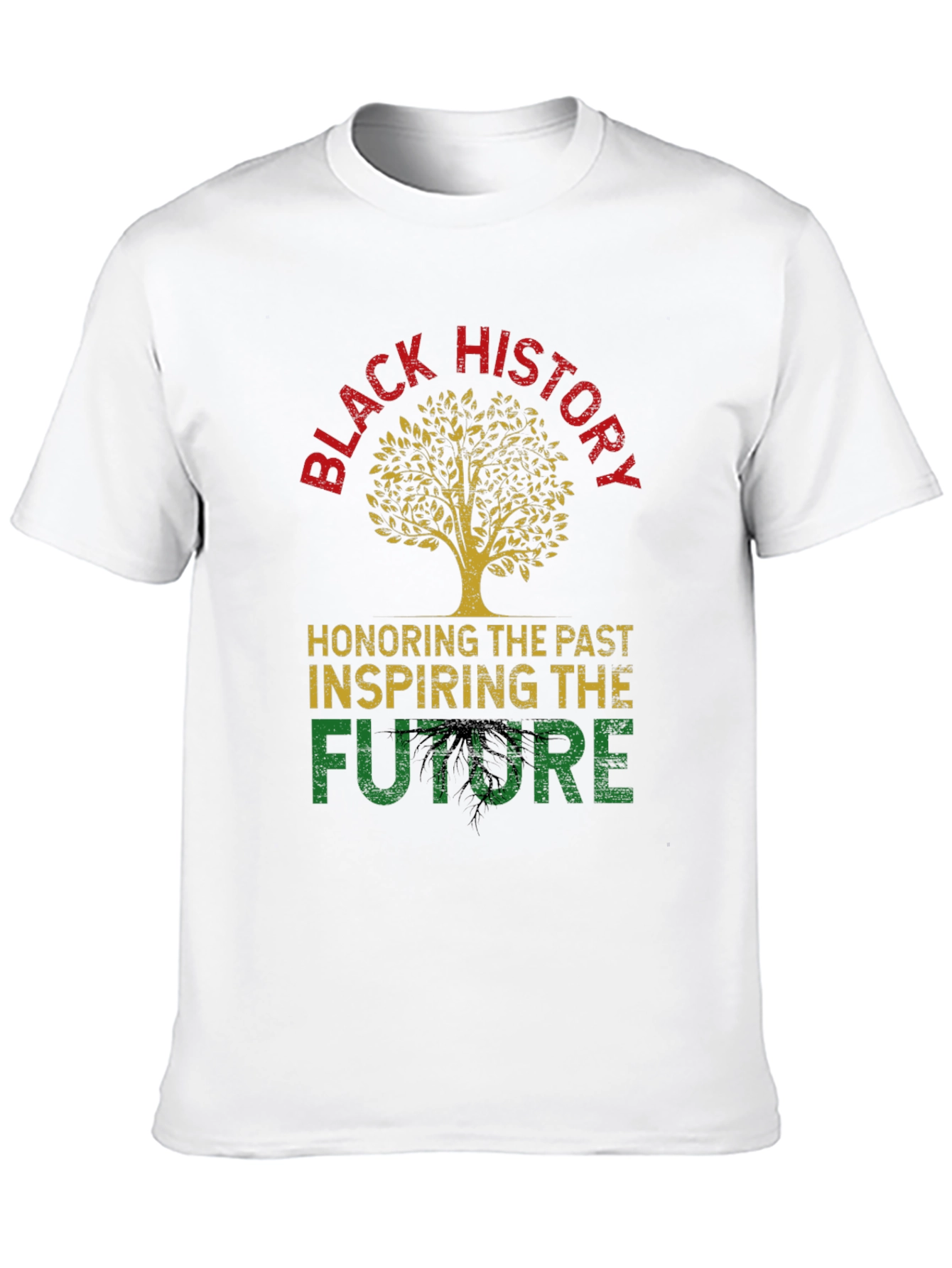 Black History Tree Graphic T-Shirt